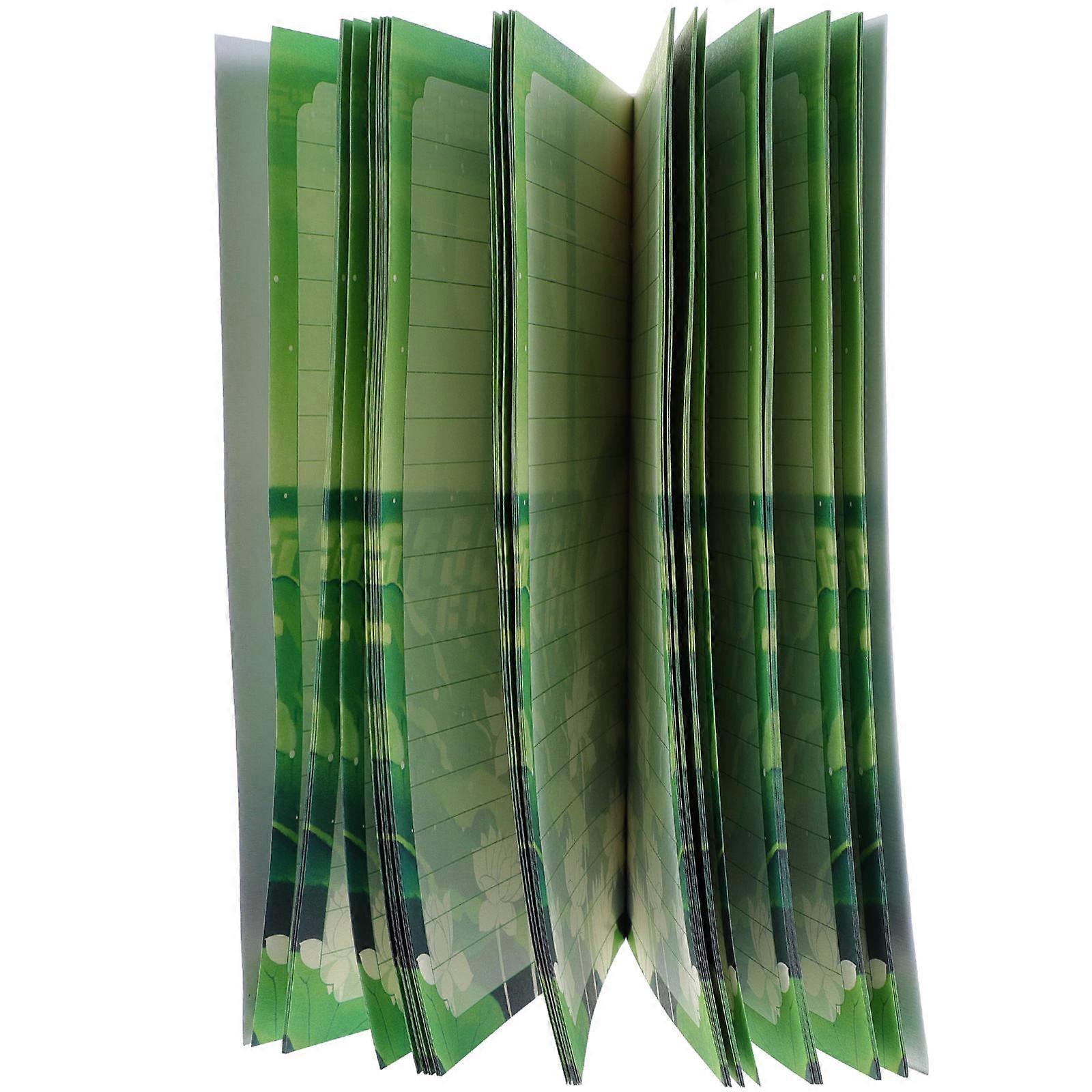 Chic Rectangular Writing Journal Notebook For Professionals Simple .8X14.2CM Suitable For Office 2Pcs