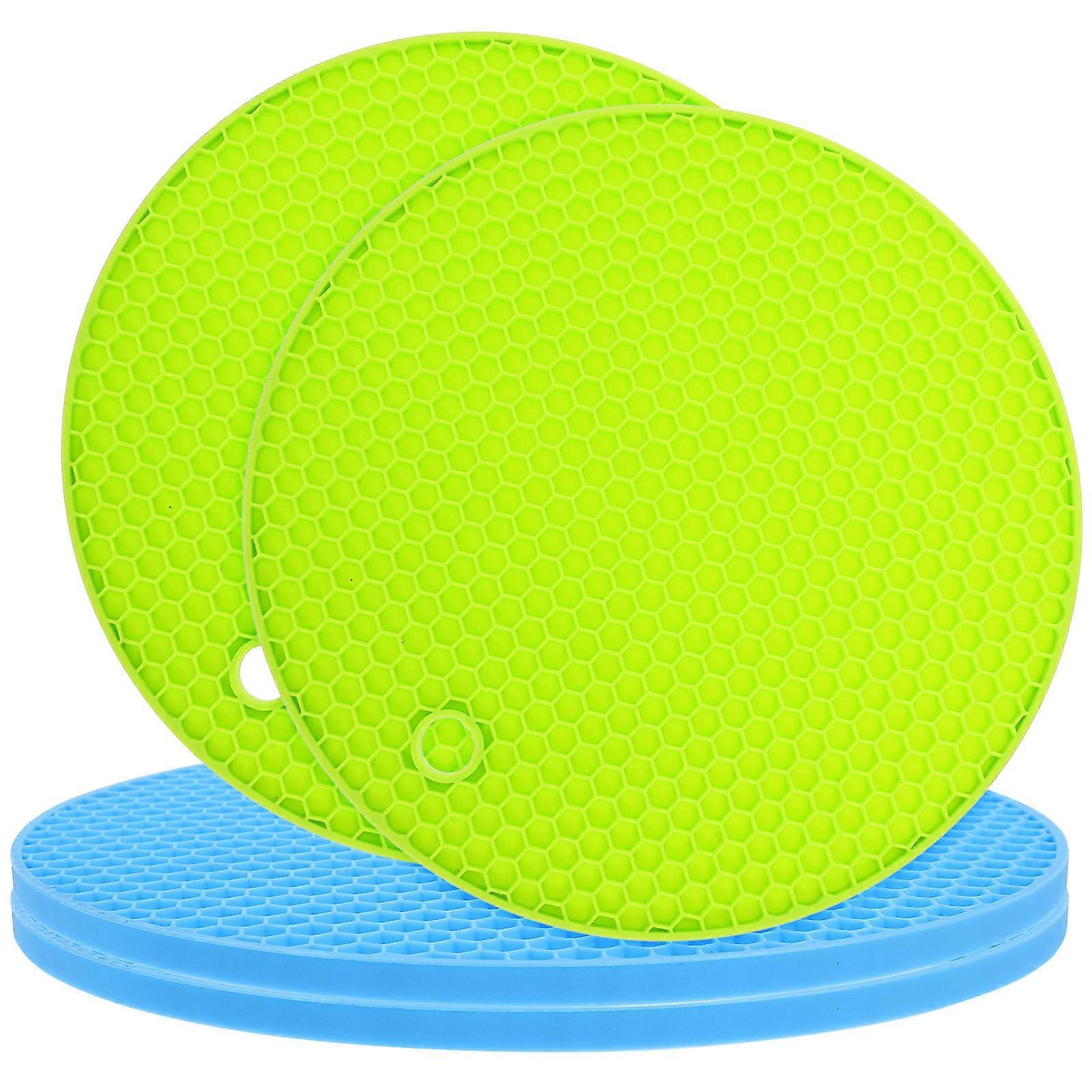 Silicone Bottle Opener Pads Multi-Use Round Coaster 8Pcs Set