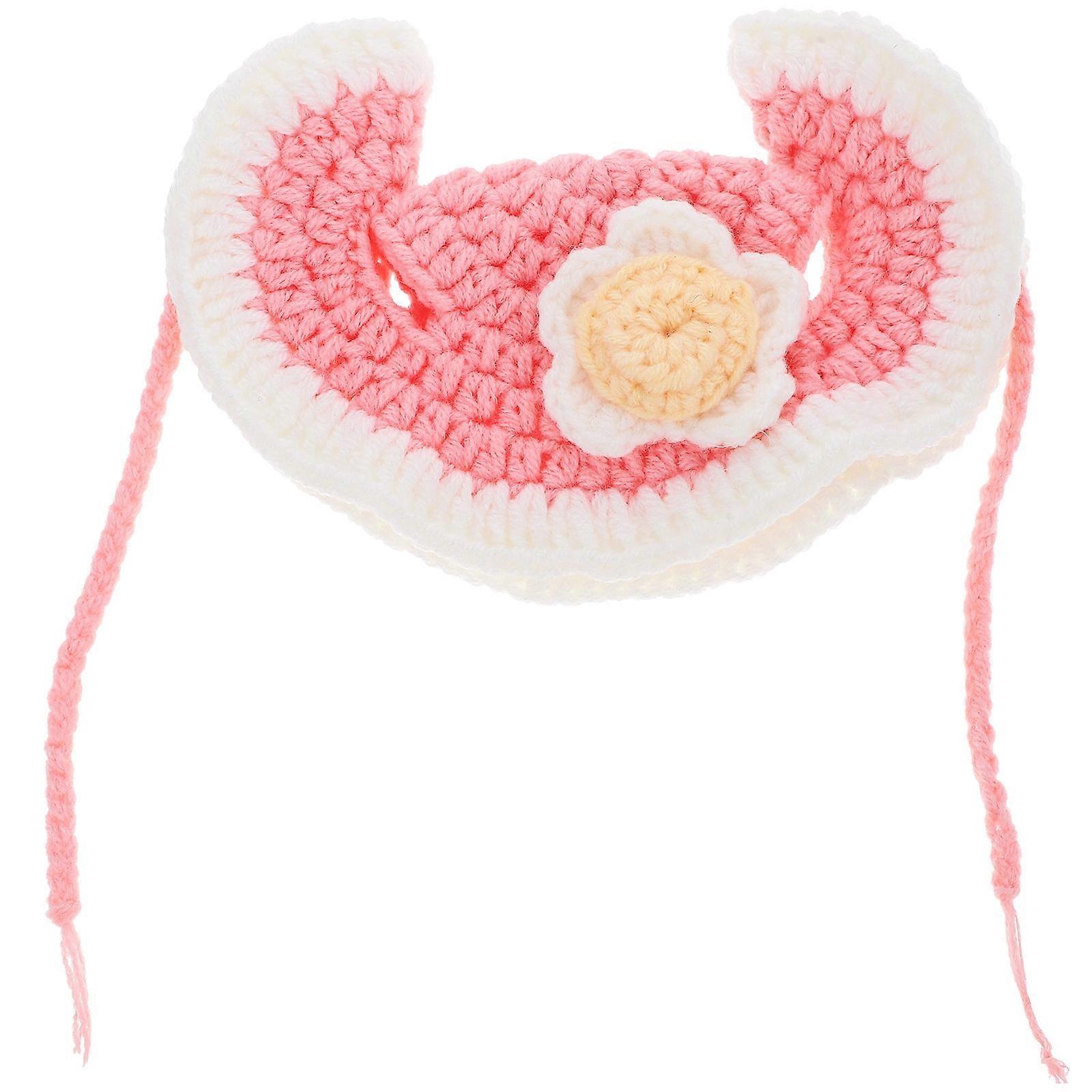 Adorable Cat Shape Cartoon Hat For Pet Owners Suitable For Daily Use Halloween Events Comfortable Knitted Material 5Pcs