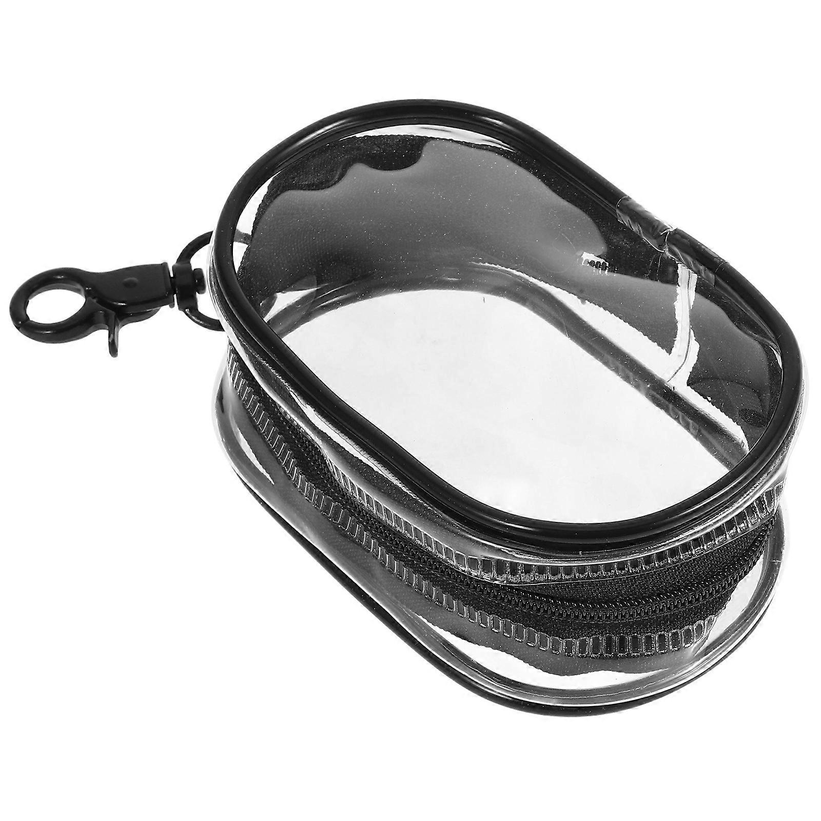 Black Hanging Earbuds Pouch for Multipurpose Small Item Storage 3Pcs