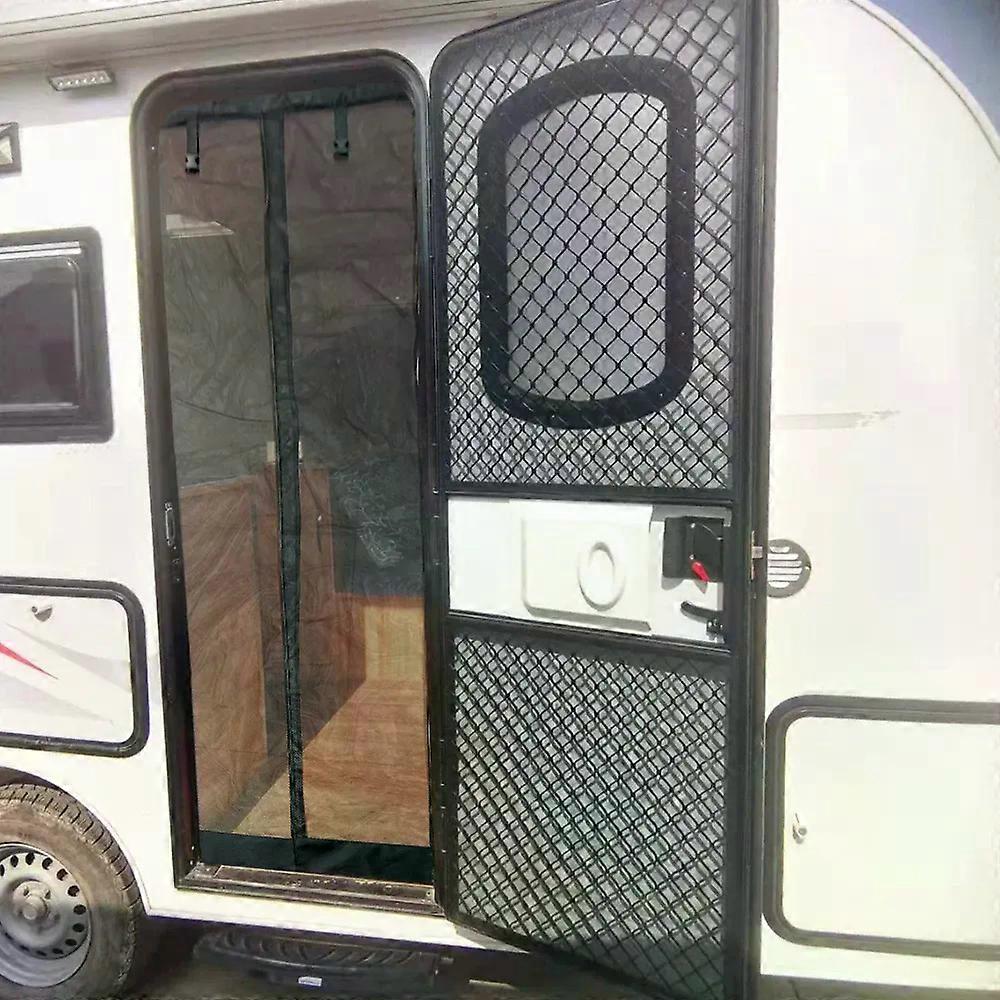 RV Slide Door Mosquito/Fly Screens Net Caravan Entrance Entry Door Mosquito Net For Fiamma Caravan Insect Bugs Car Accessorie