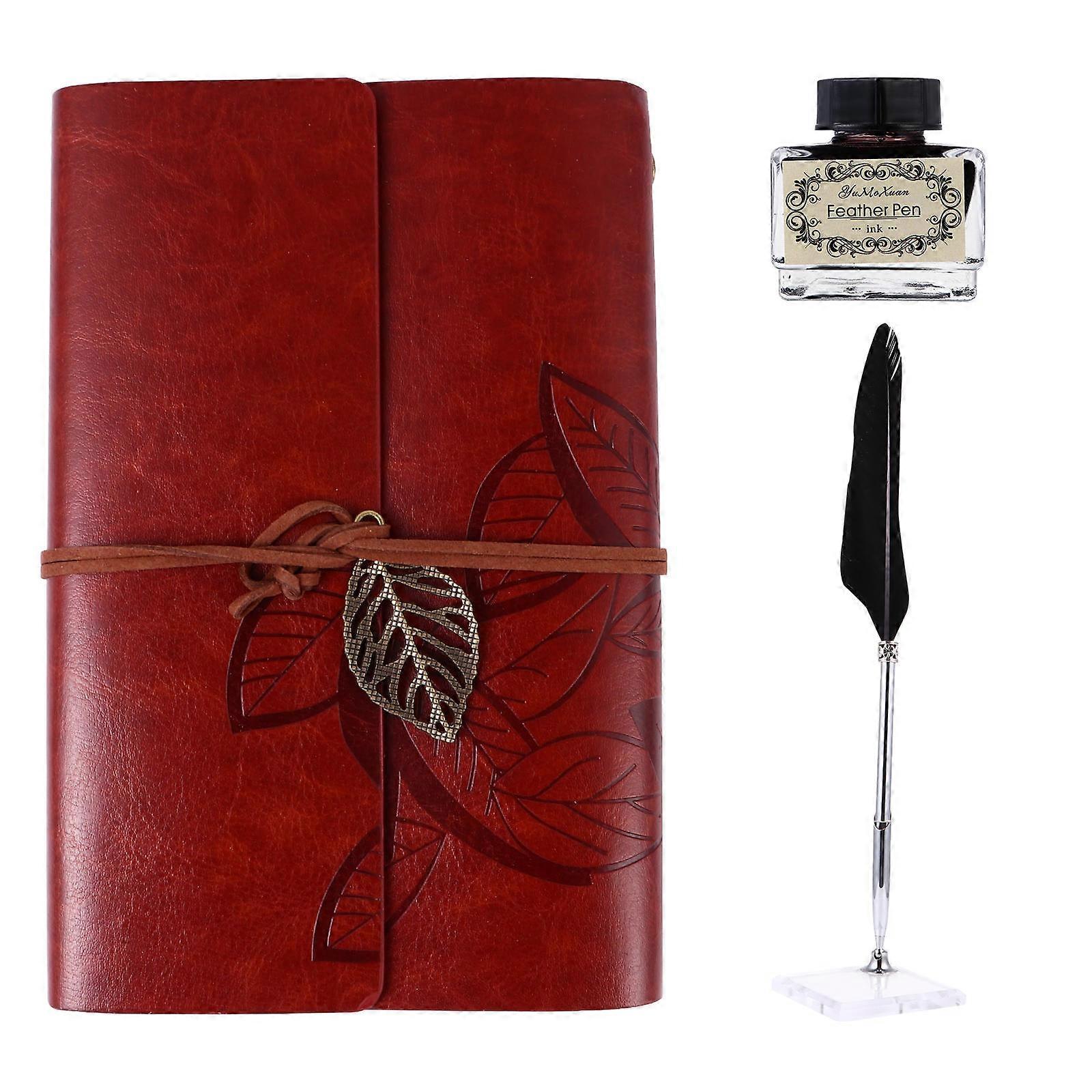 3Sets Nordic Style Dip Pen Notebook Kit for Noting 4-Piece Set