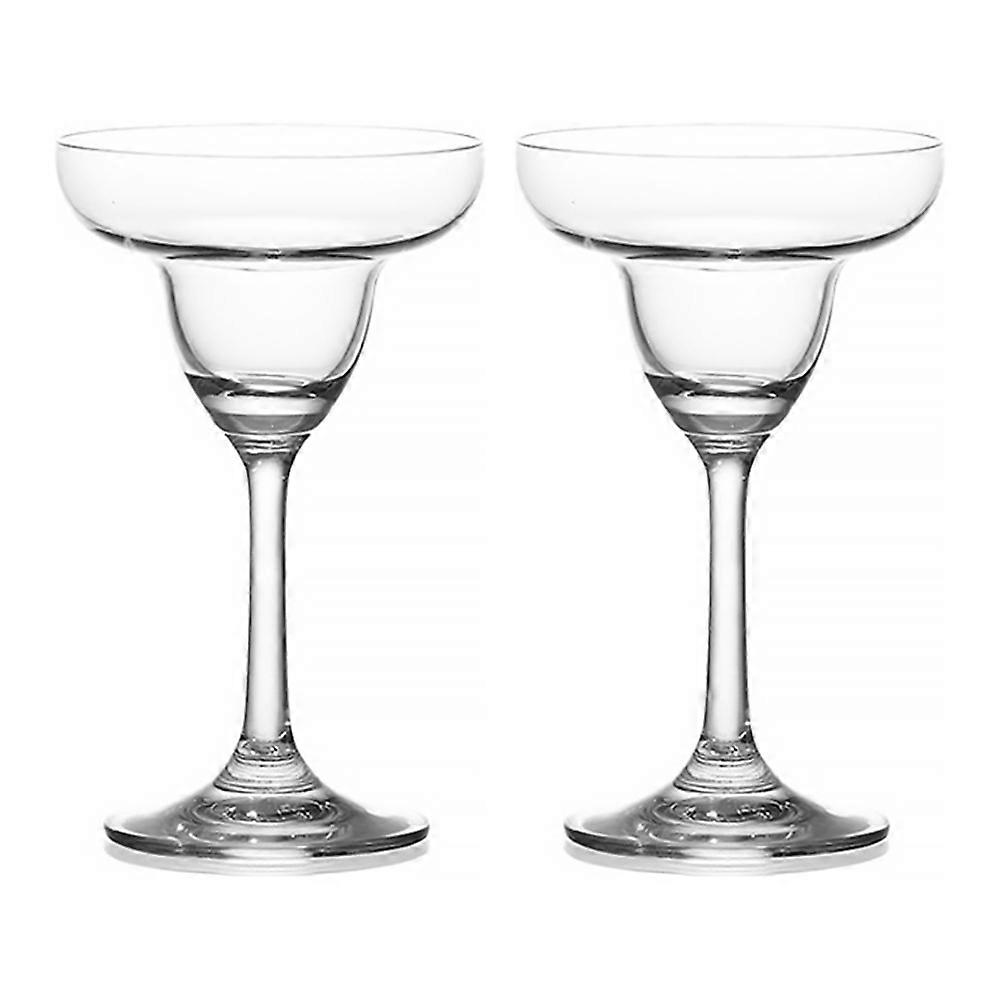 Clear Goblets Stemmed High-Grade Storage for Whiskey Adults Daily Use 2Pcs
