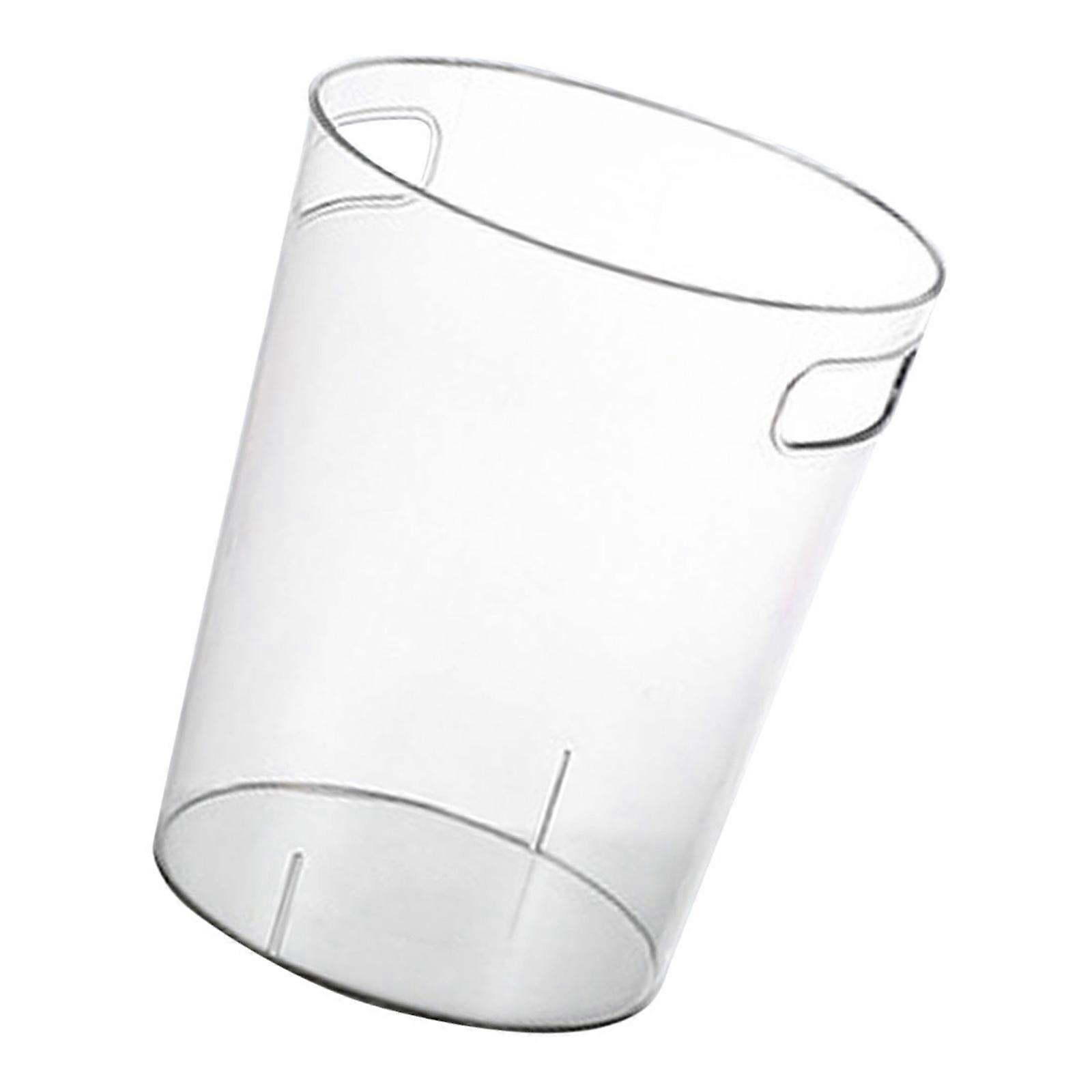Home Trash Bin for Kitchen Use 3Pcs Transparent Waste Container