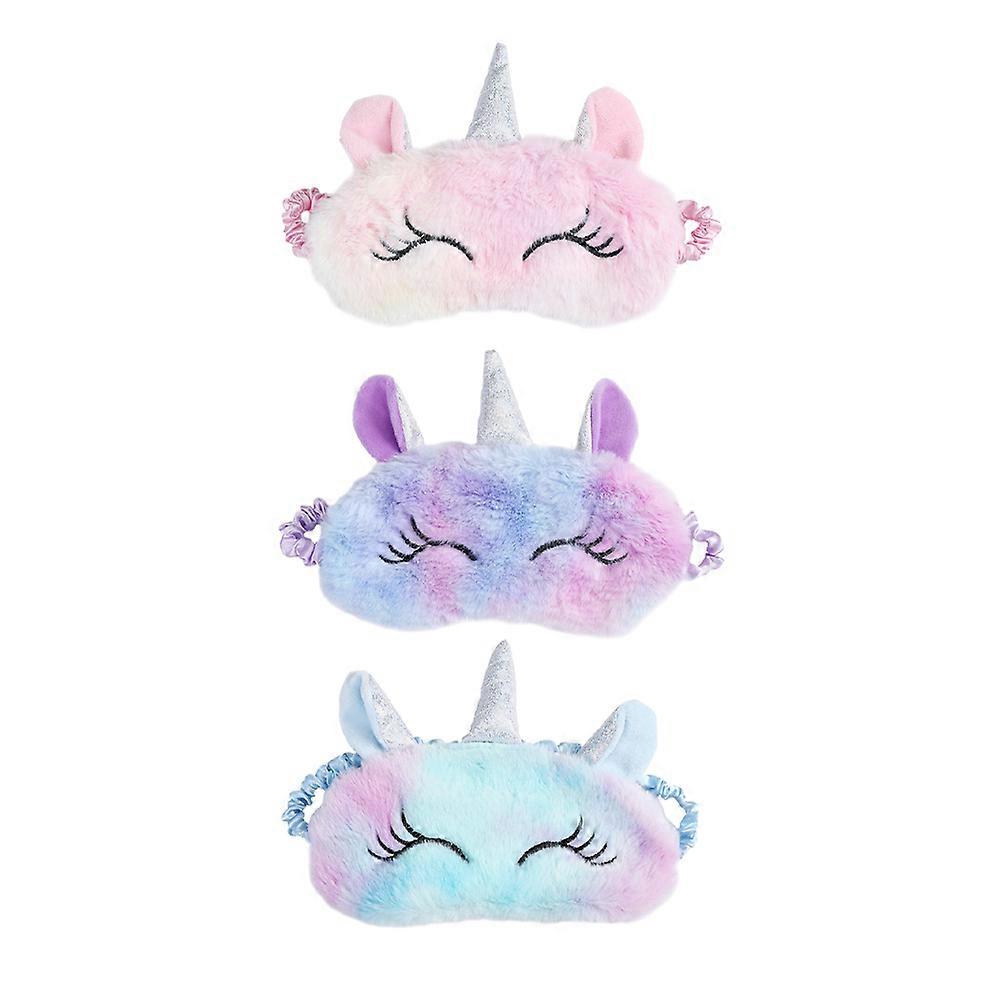 Sleeping Eye Mask Plush Cartoon for Deep Sleep 9Pcs Collection