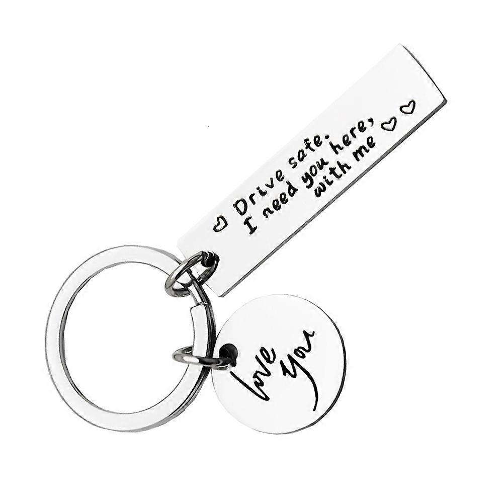 Creative Keychain Key Hanging for Gift 2Pcs Silver Bag Pendant