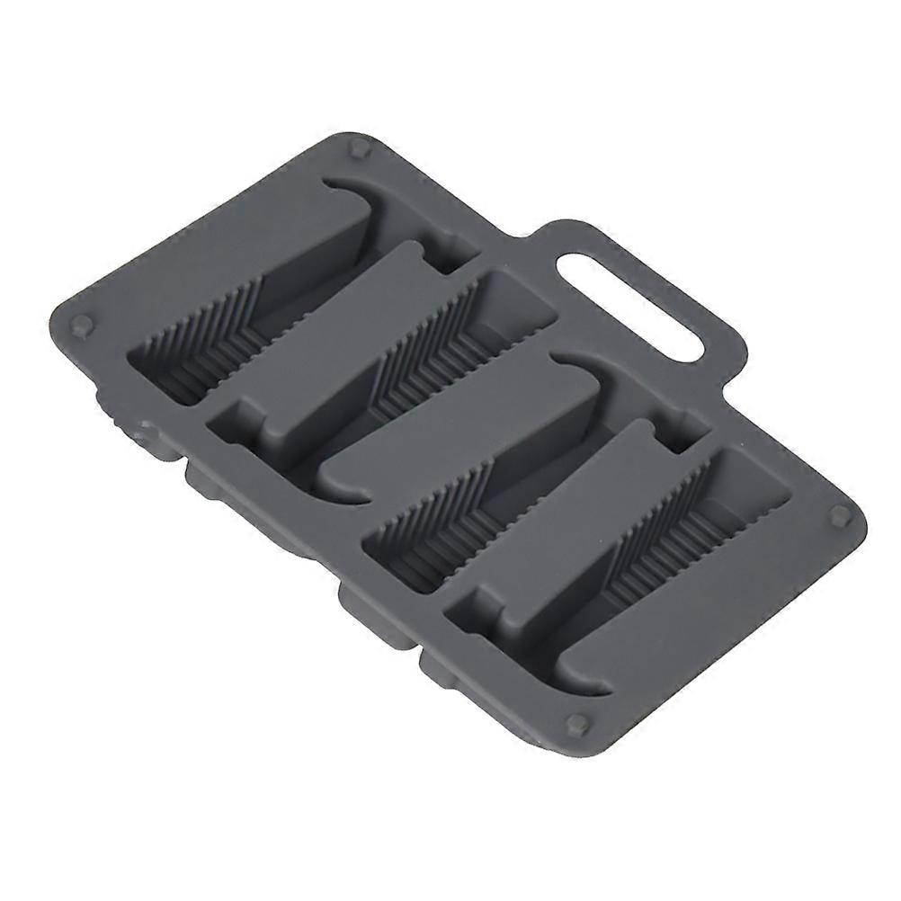 Hammer Shape Ice Cube Tray Mold For Kitchen Accessories 16x11.3x2cm Grey Ice Making 2Pcs
