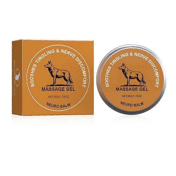Therawolf Neuro Balm, zenuwbalsem voor neuropathie, natuurlijke gewrichtsverzorging, verzachtende massagecrème met magnesium en menthol