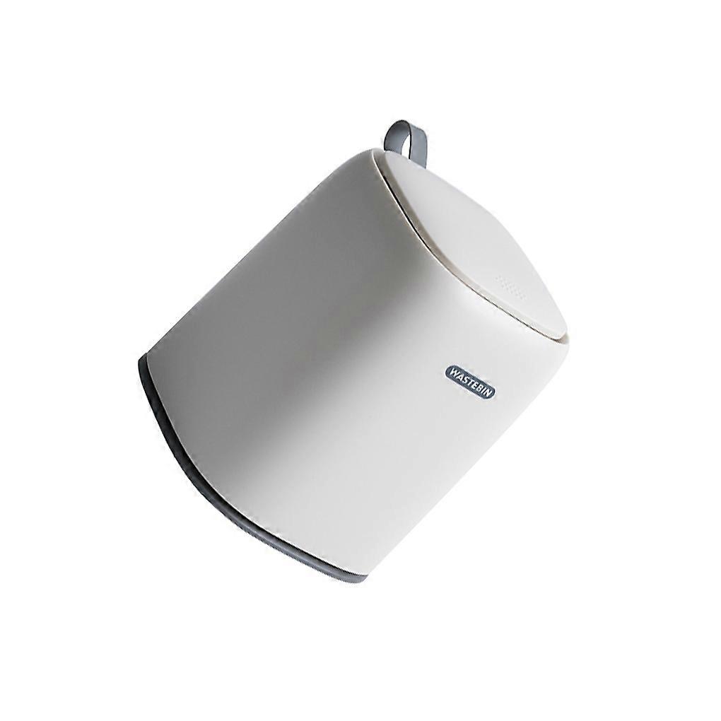 Beautiful Silicone Handled Trash Can - Keep Space Tidy And Stylish Wastepaper Basket Home Furnishings Desktop Products