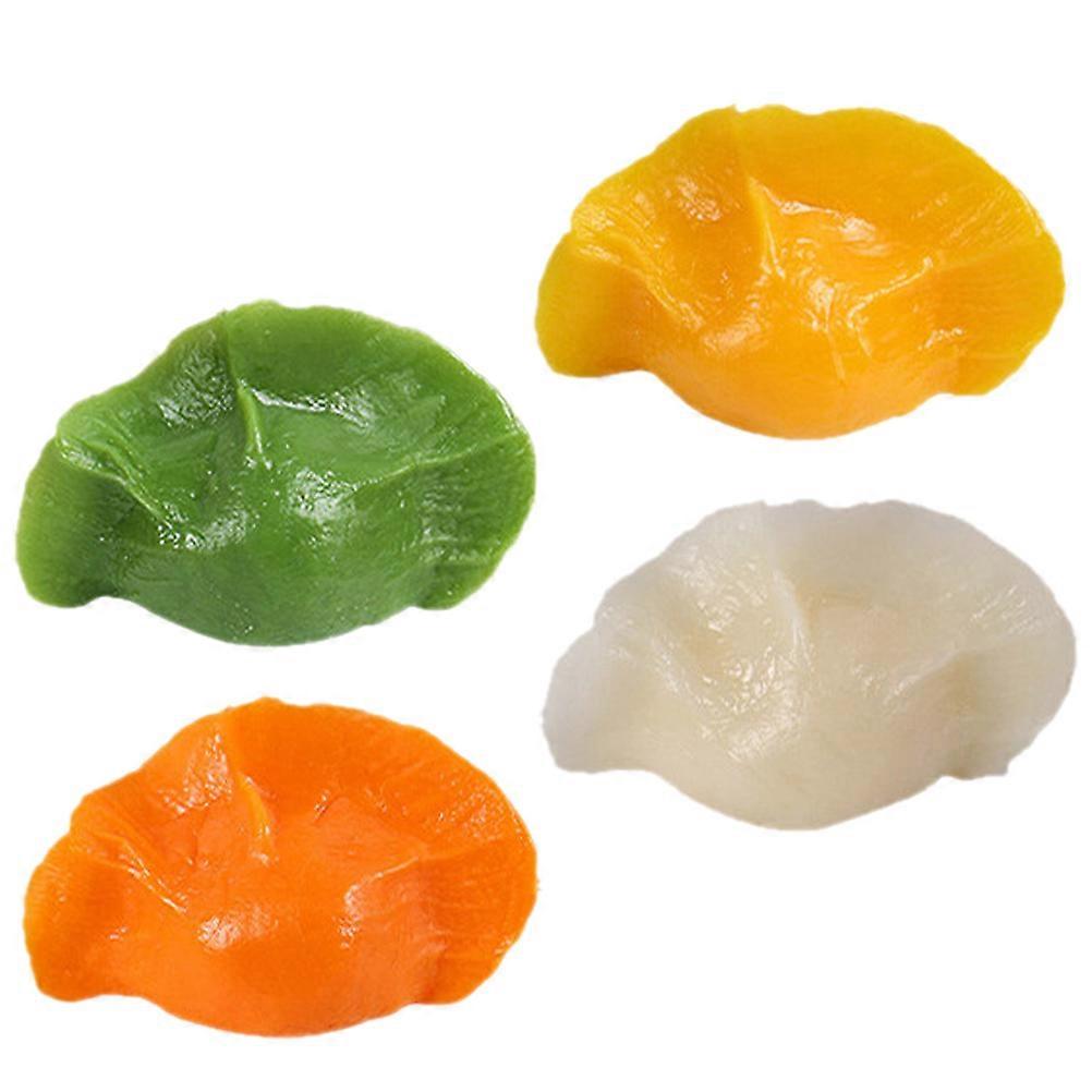 Fake Dumpling Display Props For Kitchen Decoration Teaching Aid PVC 4Pcs