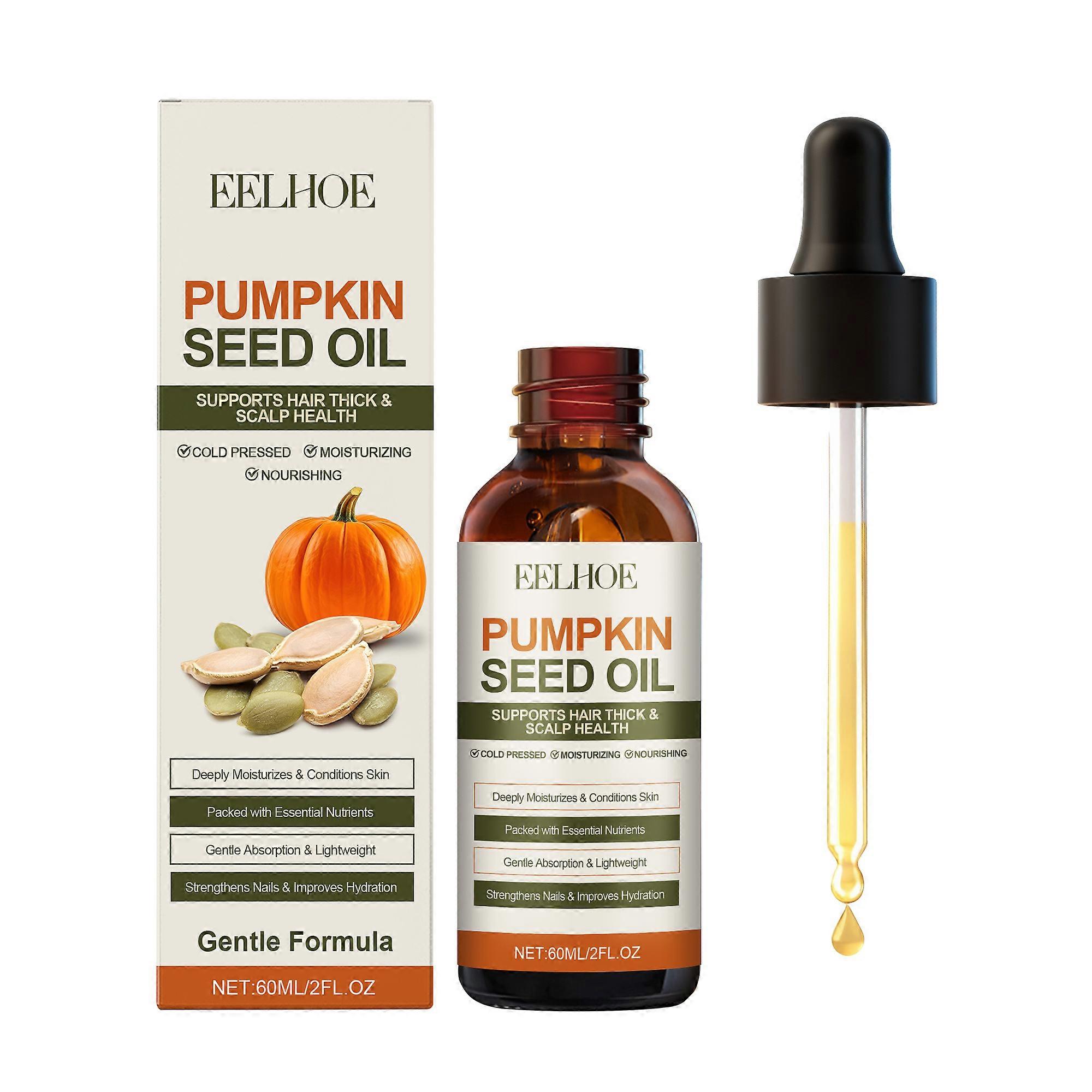 EELHOE Pumpkin Seed Care Oil Is A Multi-Functional Care Oil For Moisturizing The Skin, Nails, Hair, Face And Body