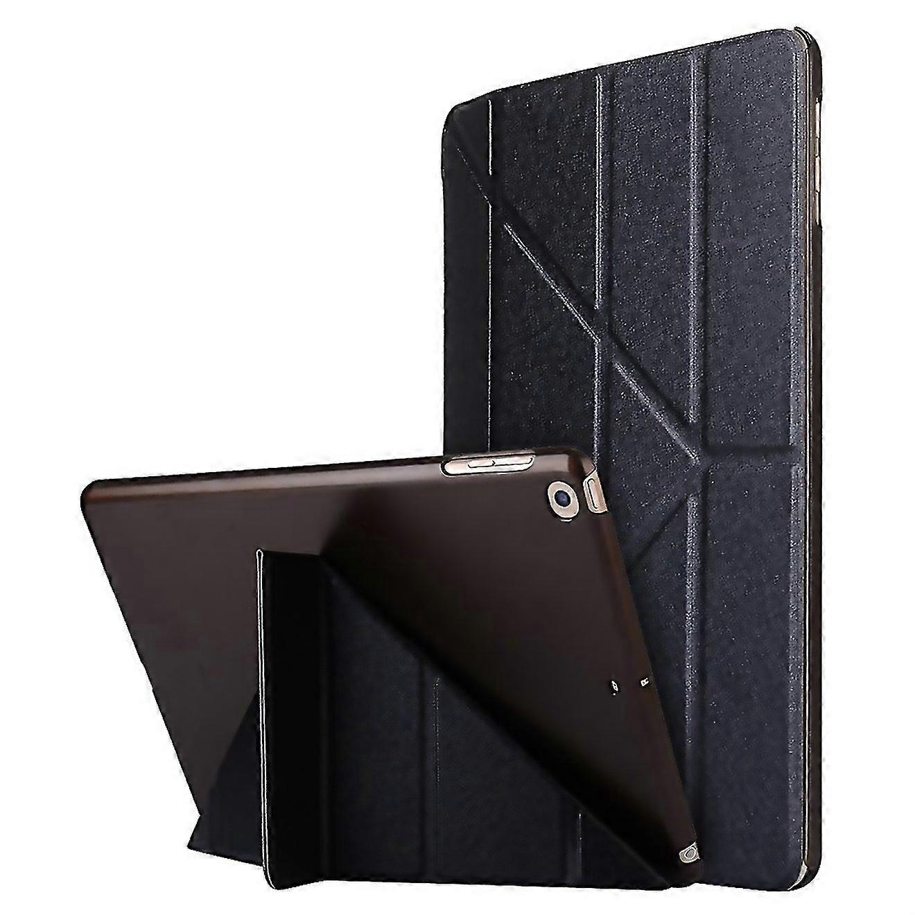 For Ipad 102 2021 2020 2019 Silk Texture Horizontal Deformation Flip Leather Case With Holder