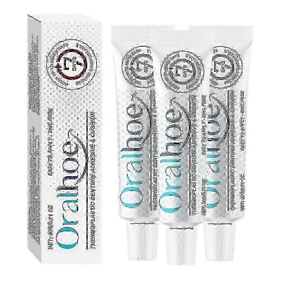 For 123pcs Denture Adhesive Thermoplastic Denture Adhesive Comfortable Secure Denture