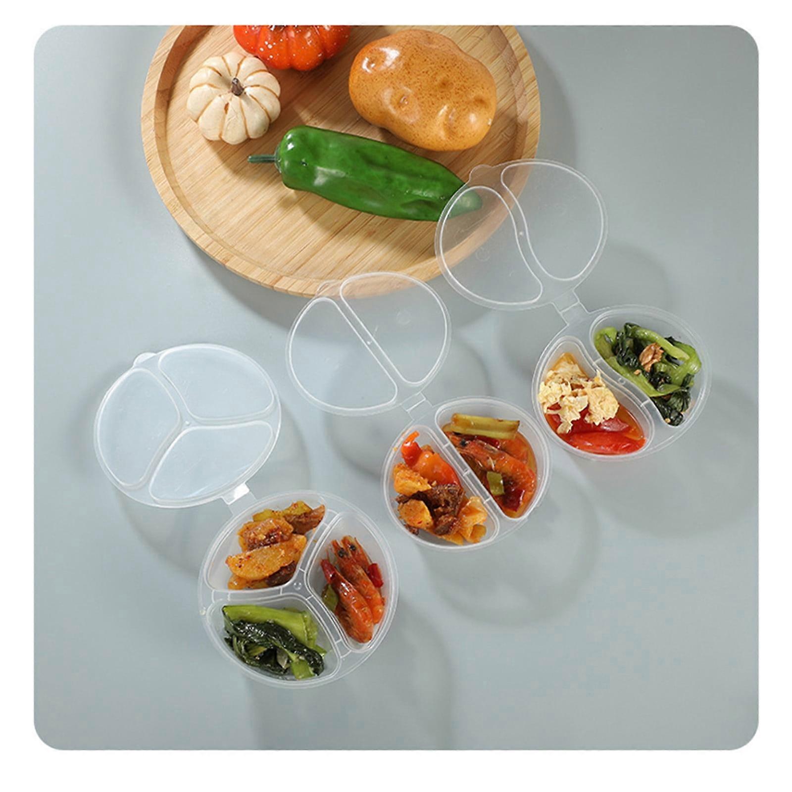 Sauce Containers With Lids Disposable Small - Disposable Sauce Container With Lid Sealed Seasoning Container, Plastic Sauce Containers 10pc
