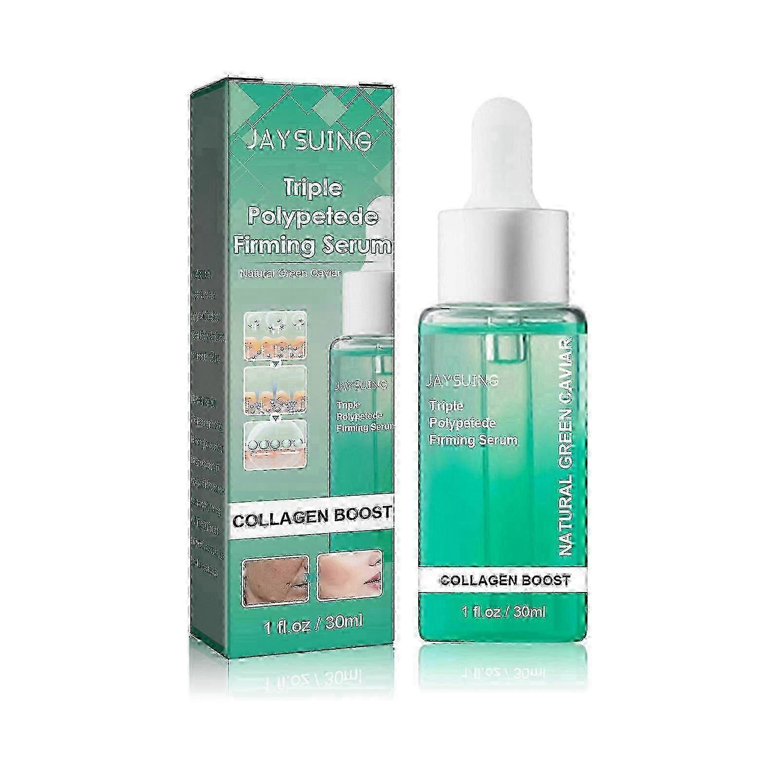 Jaysuing Caviar Firming Essence Fade Fine Lines Around The Eyes French Lines Face Lifting Anti-Wrinkle - 30Ml -3784042737878