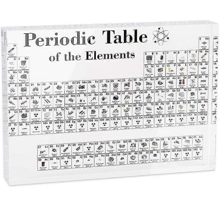 Periodic Table Of The Chemical Elements Made Of Acrylic, Periodic Table Representation, Teaching Too