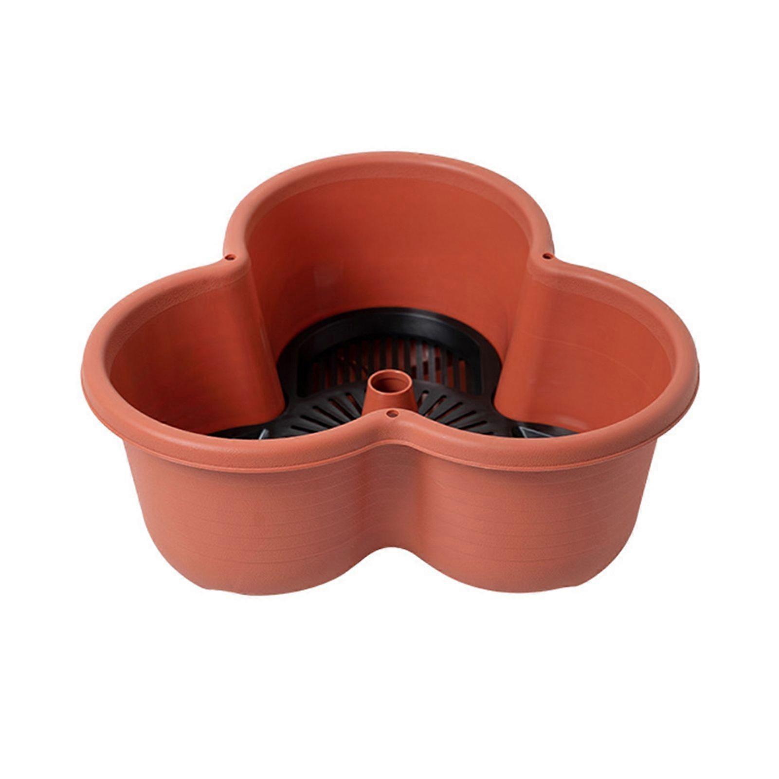 Stackable Flower Pot Vertical Garden Planter with Water Drainage Multi-tier Planter Tray with Wheels for Growing Vegetables And Succulents