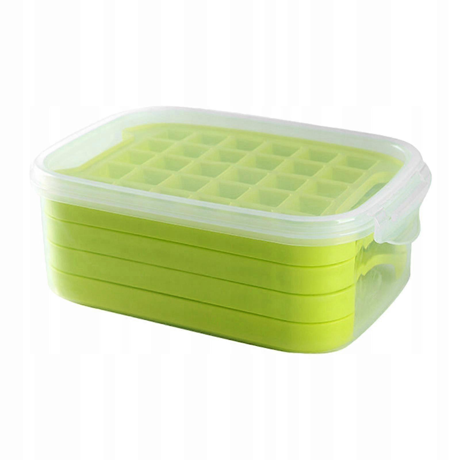 120 Grids Ice Cube Tray Ice Making Stackable Space