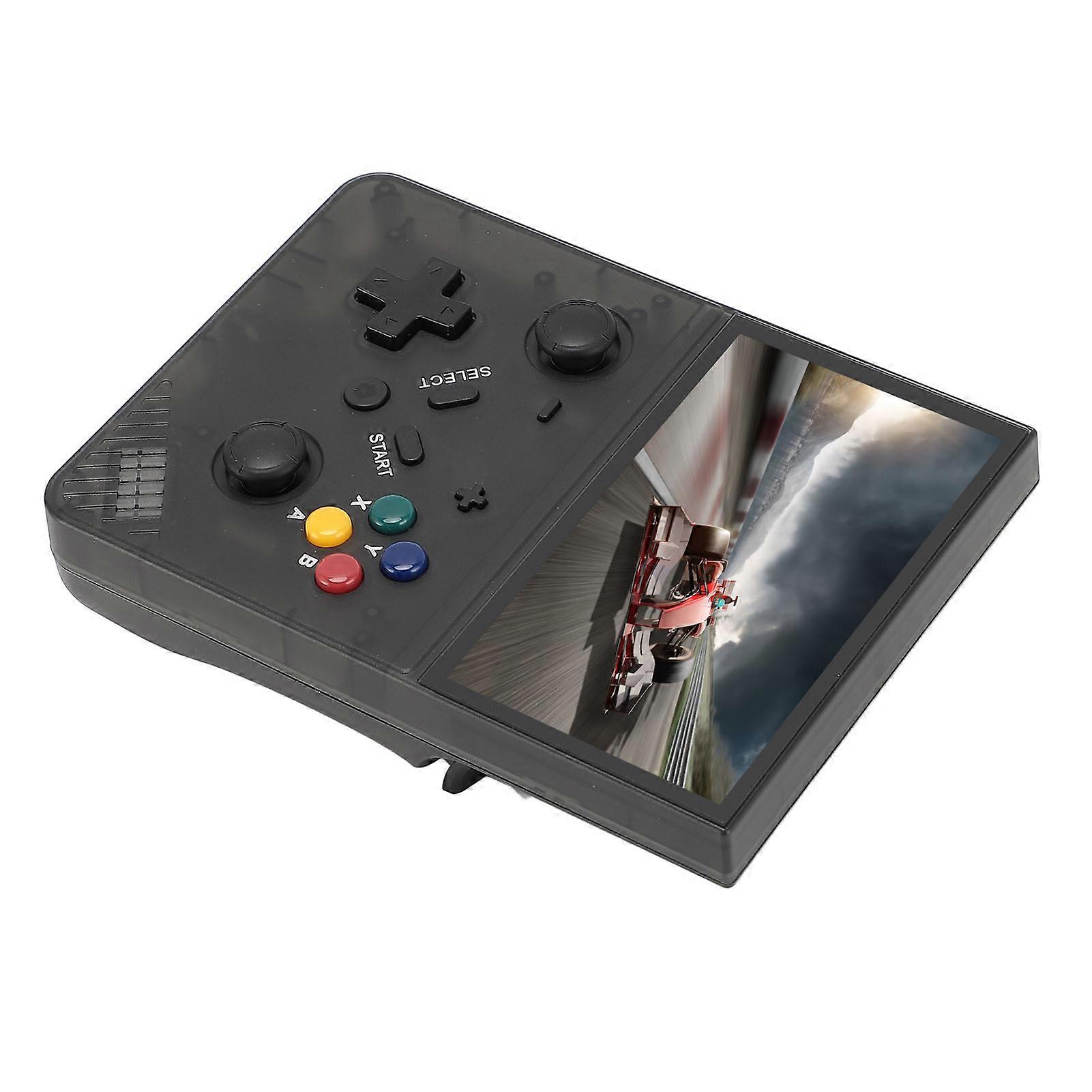 Handheld Retro Game Console 4.3 Inch 4K HD Screen Transparent Black Color Portable Gaming Console 64G 