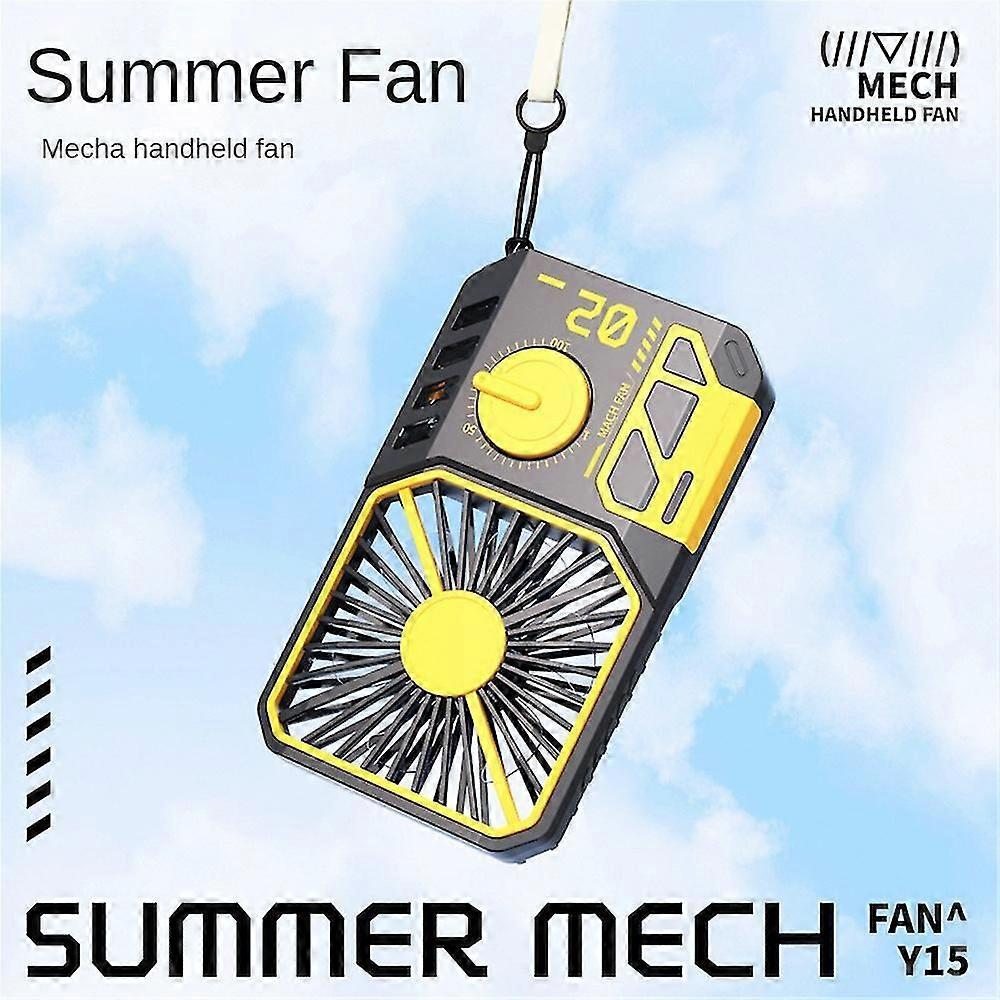 2024 USB Ultradünner leichter Handheld-Taschenlüfter