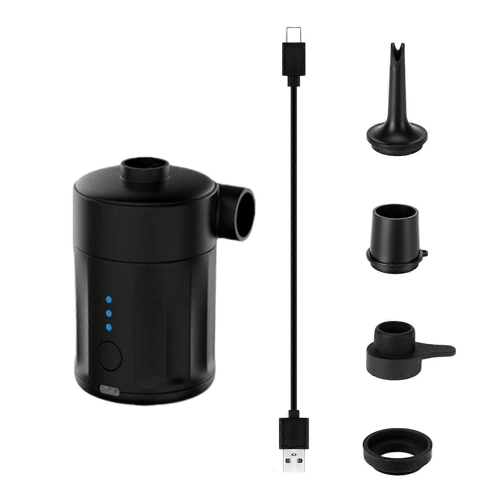 Mobile Inflation Tool With 4 Nozzles For Air Mattress And Pool Addons Color Scheme Easy Plan Overwarm Security Inflator