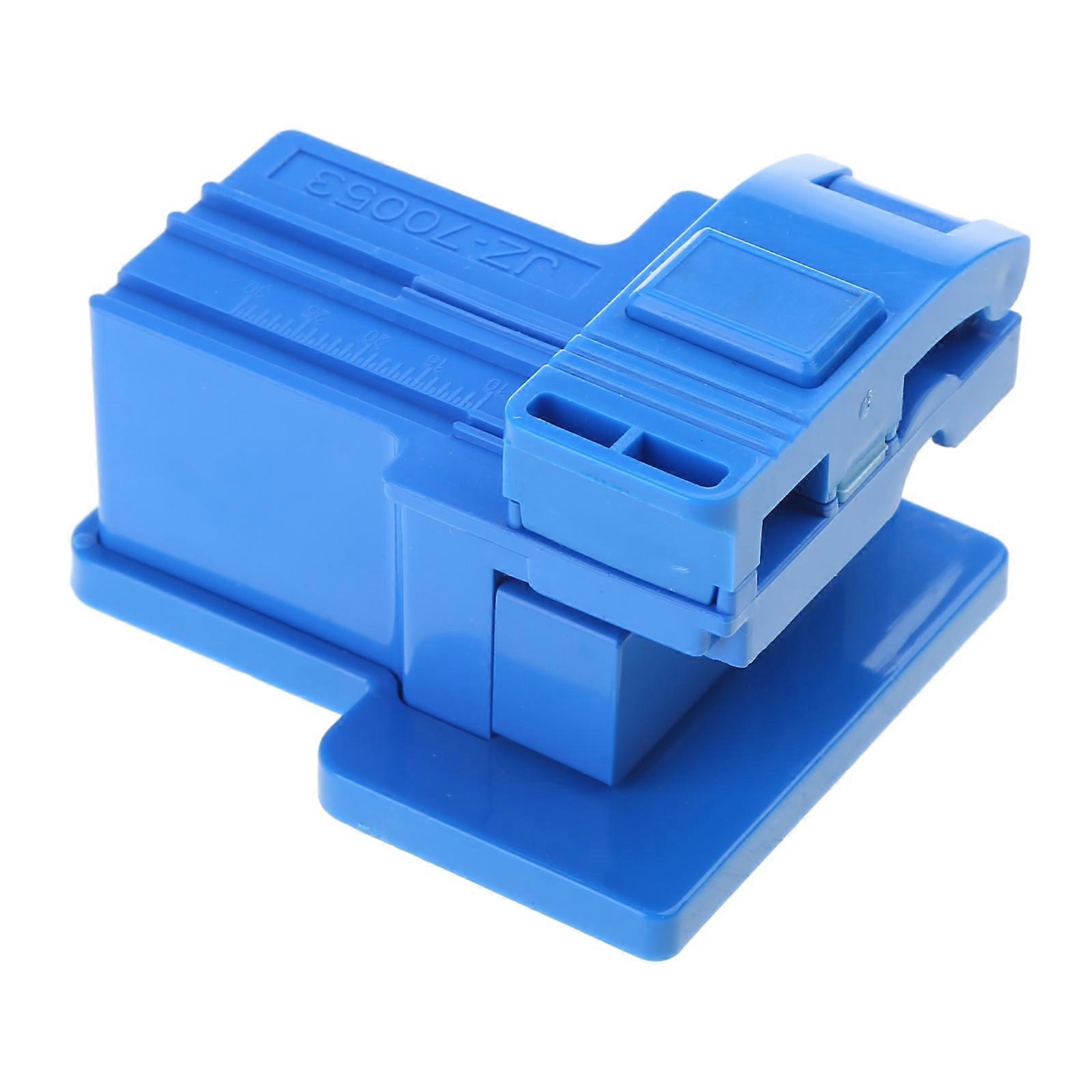 FTTH Fiber Cutter Hand Tool Tungsten Steel Sheet Fiber Optical Cleaver Fixed Length 28mm Designed for Cold Connection Multicolor