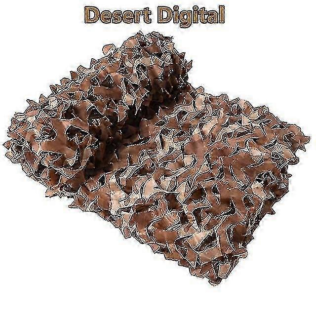 Sun shelter for beach 3x8m camo canvas netting