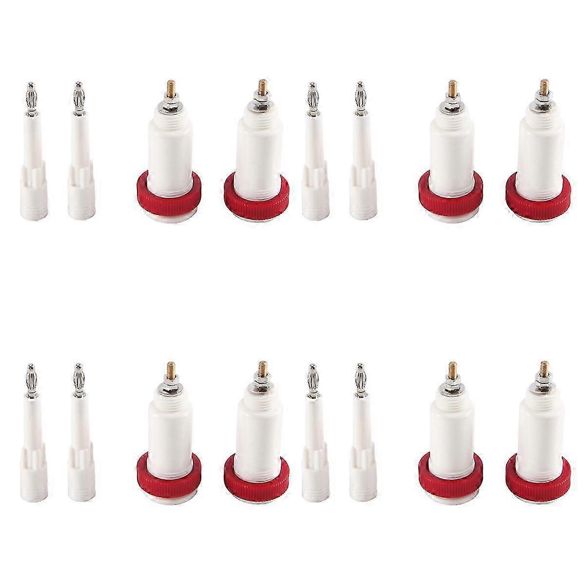 2 Pairs of 10Kv 30Kv High Voltage Connector Plug and Socket