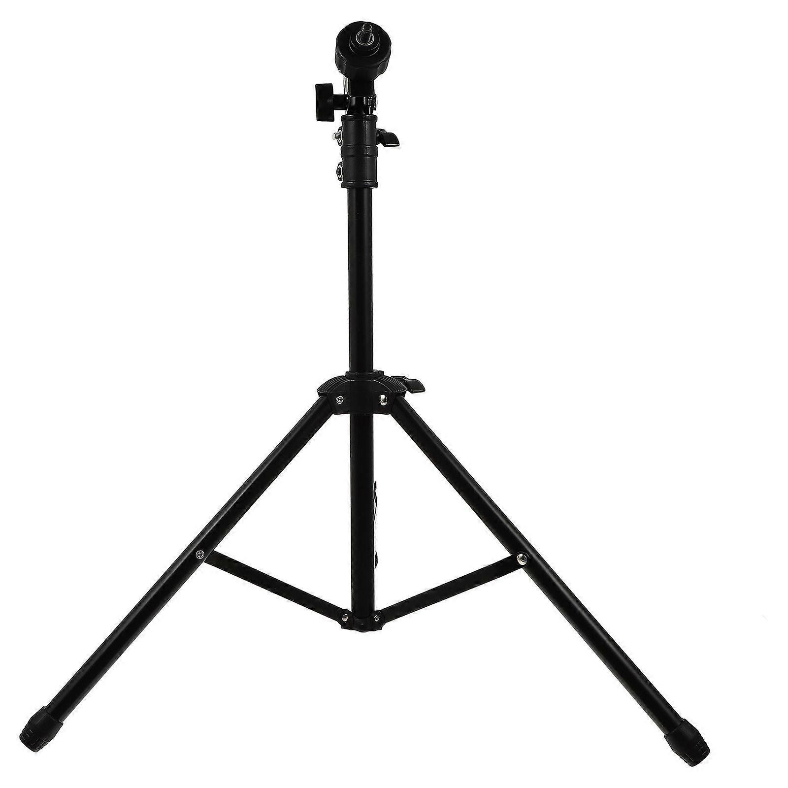 1 Set Durable Metal Dumb Snare Drum Stand Adjustable Drum Practice Shelf (Black)