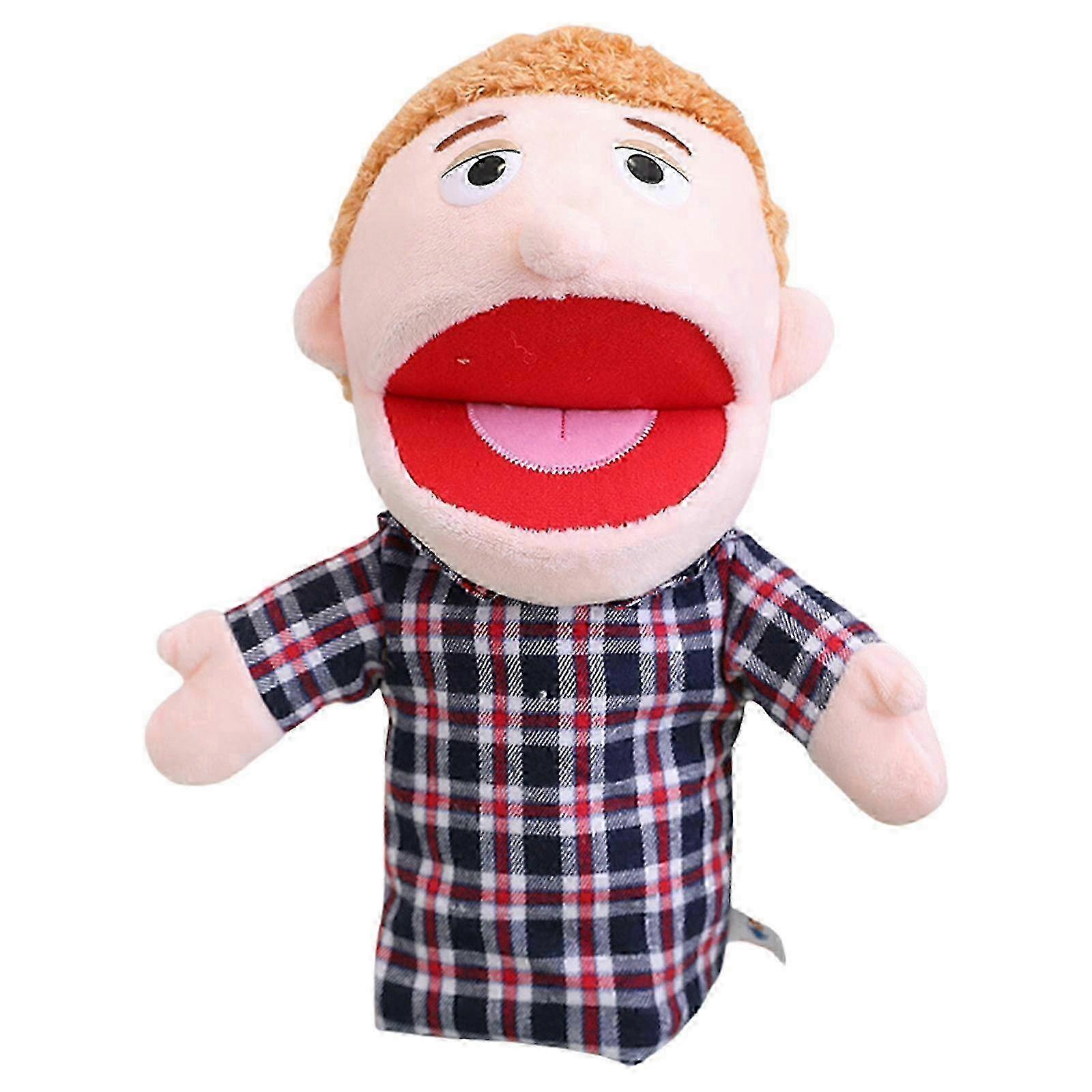 Plushs Puppet With Movable Mouth Character Puppet For Parent-Child Interactive Role Play Ideal As A Gift To Children