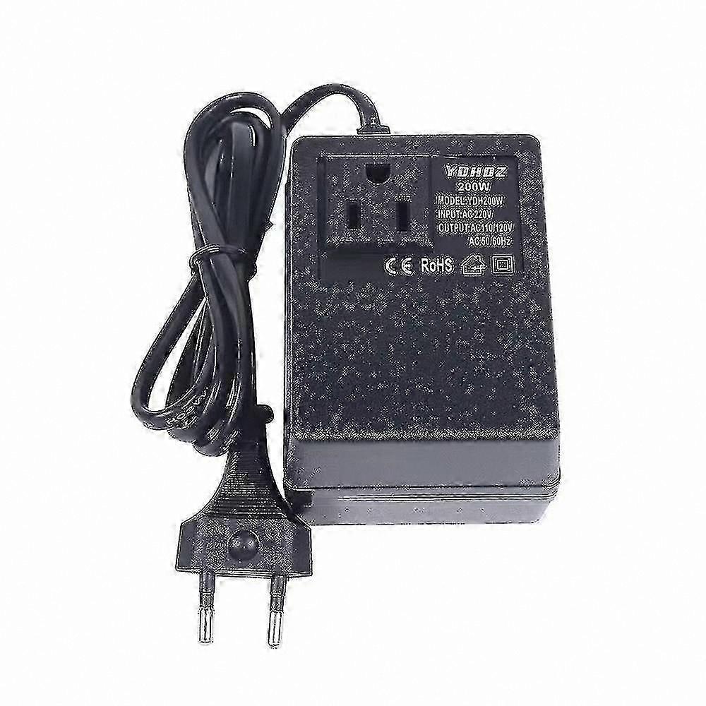 Step-Down Voltage Transformer 220V to 110V Converter Adapter