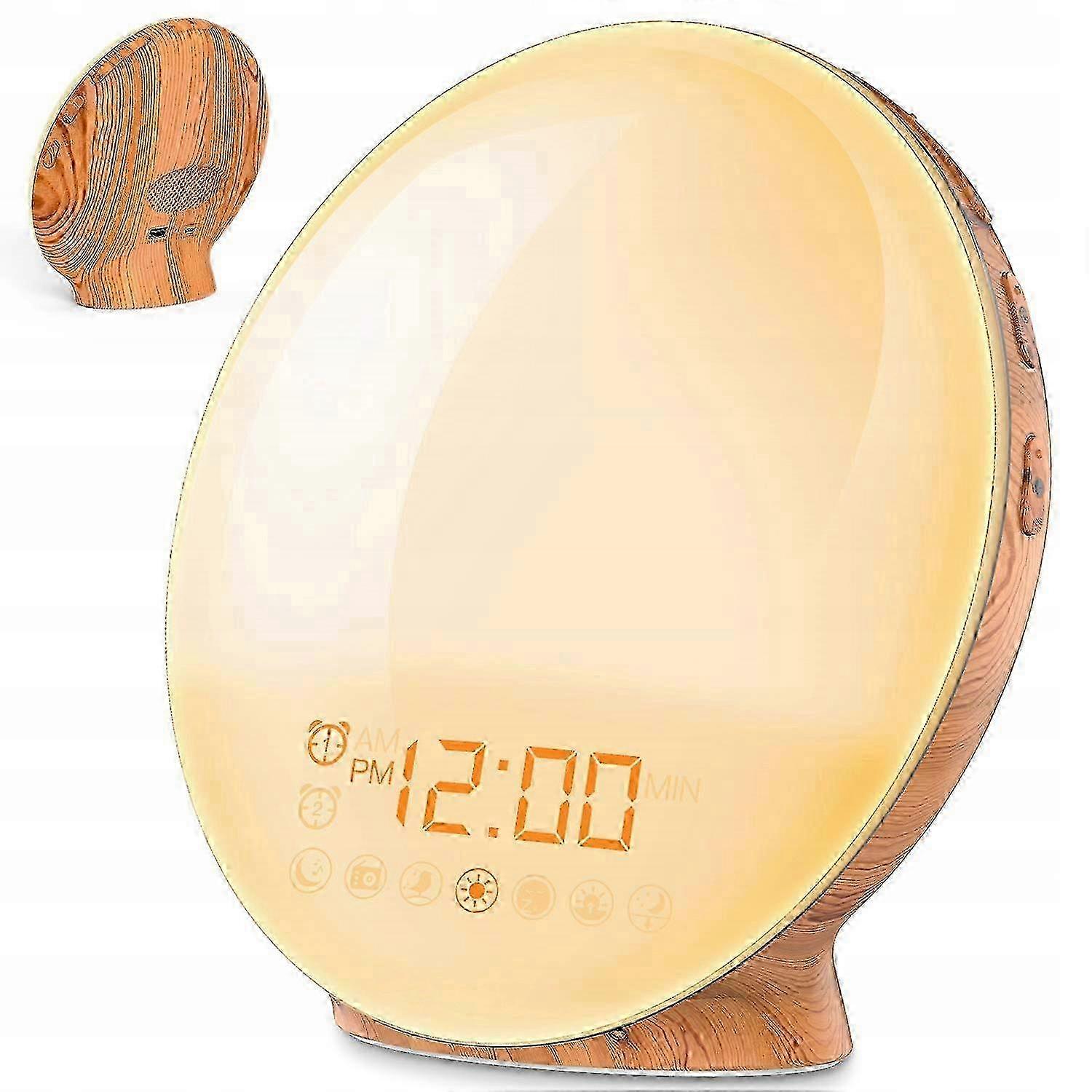 Coulax Sunrise Simulation Light Alarm Clock 2025