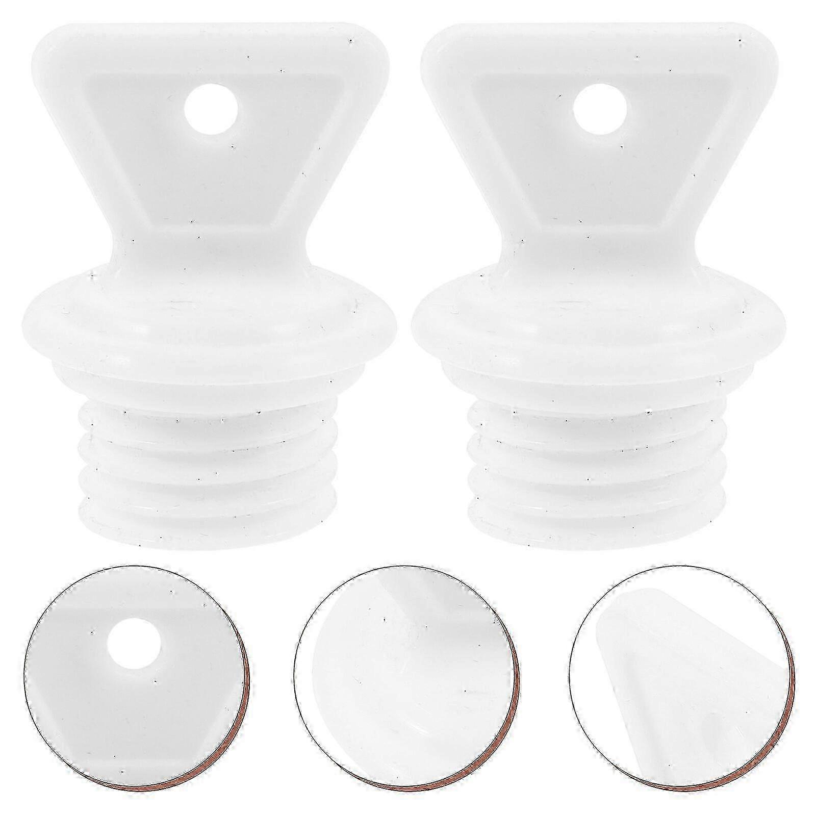 2pcsポータブルホットウォーターボトルシールストッパー、温水袋用