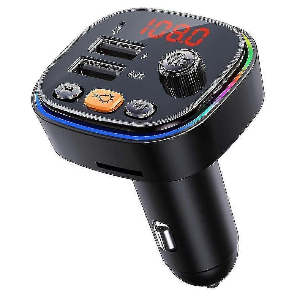 Car Bluetooth Fm Transmitter Wireless Radio Adapter With Microphone SZRH A-H