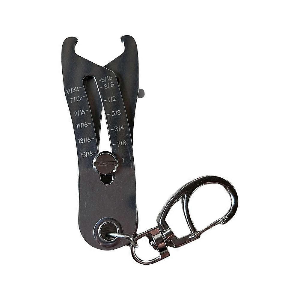 Nut & Bolt Thread Size Checker Bolt Size Finder Keychain 1pcs