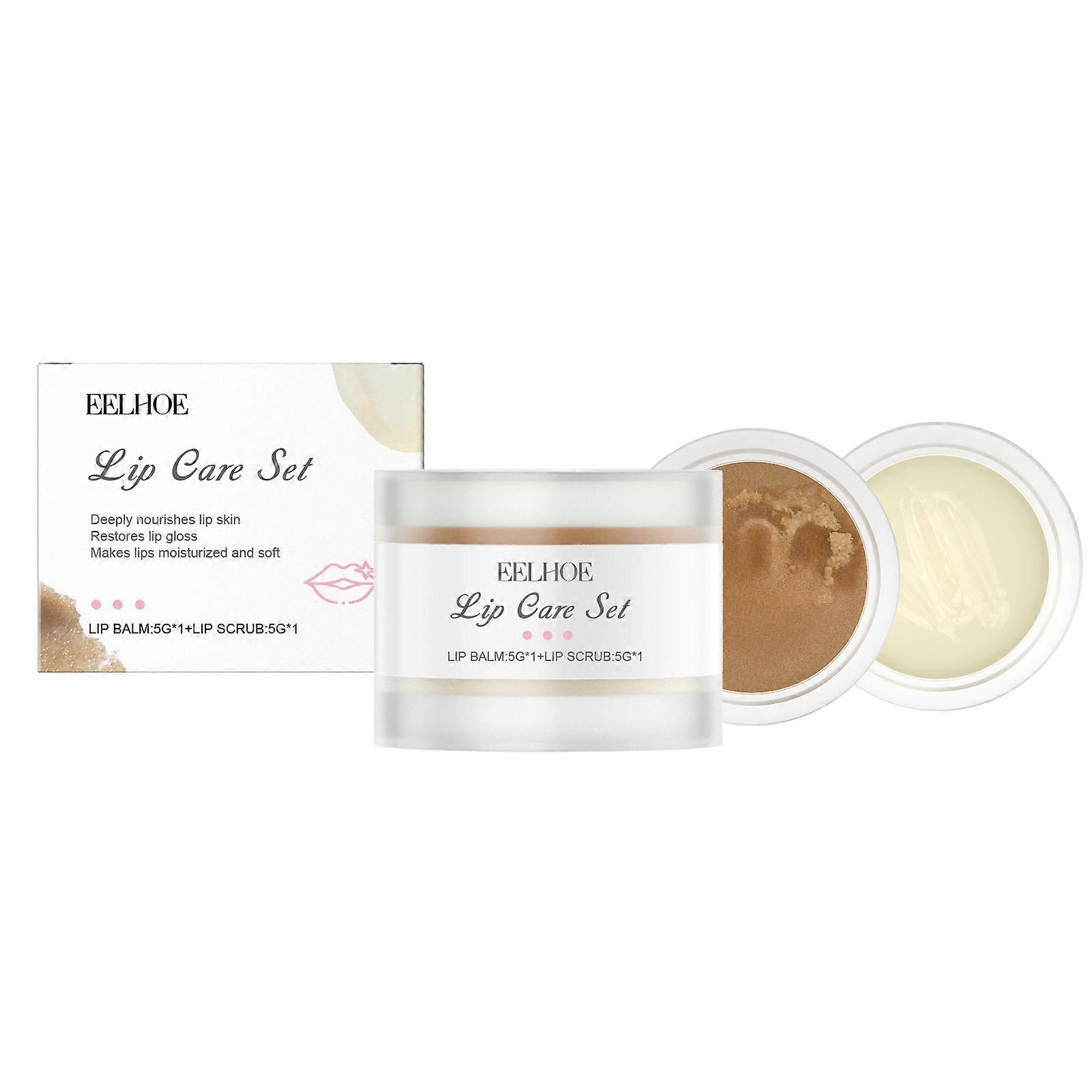 Eelhoe Nourishing And Moisturizing Lip Care Set Gently Moisturizes And Cleanses The Stratum Corneum To Make The Lips Soft And Smooth