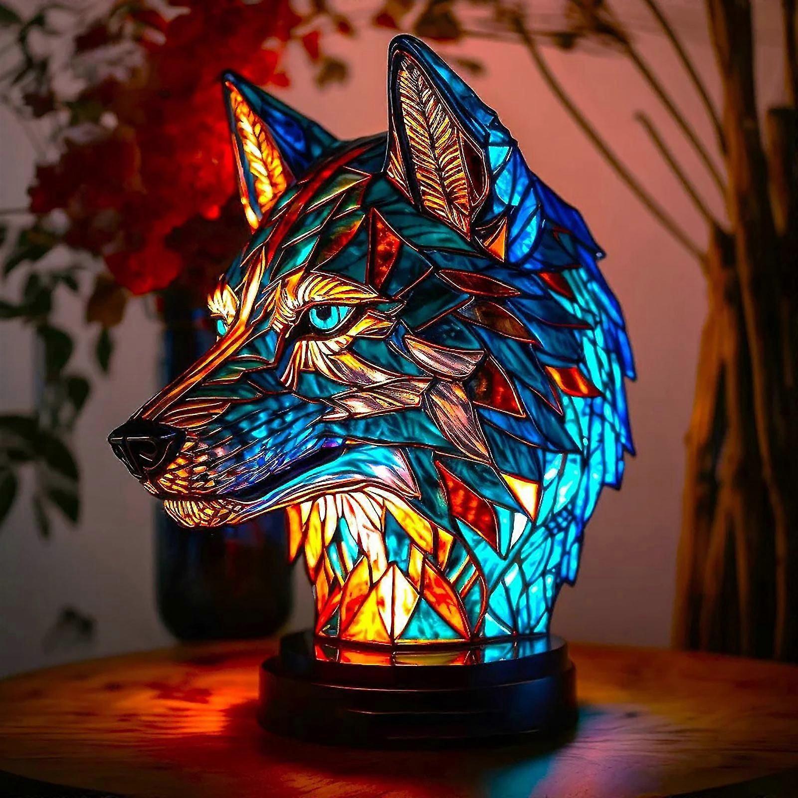 Flat Metal Tabletop and Home Decor - Animals Table Lamp Series