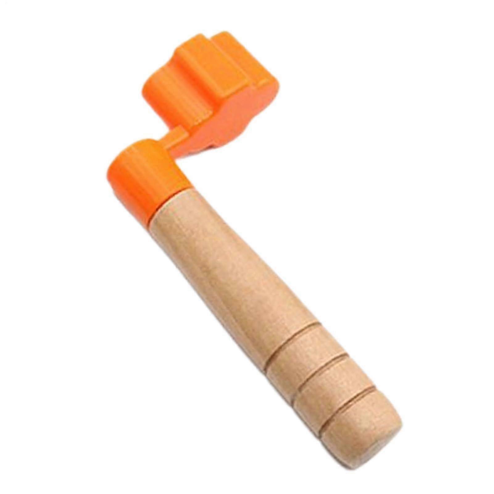 Guitar string winder, ergonomic precision string puller, interchangeable accessory, orange