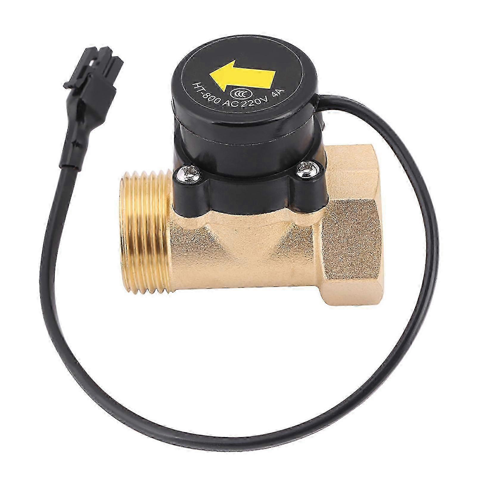 Ht-800 Water Flow Switch Automatic High Sensitivity Copper Magnetic Low Pressure Flow Switch For Water Heater