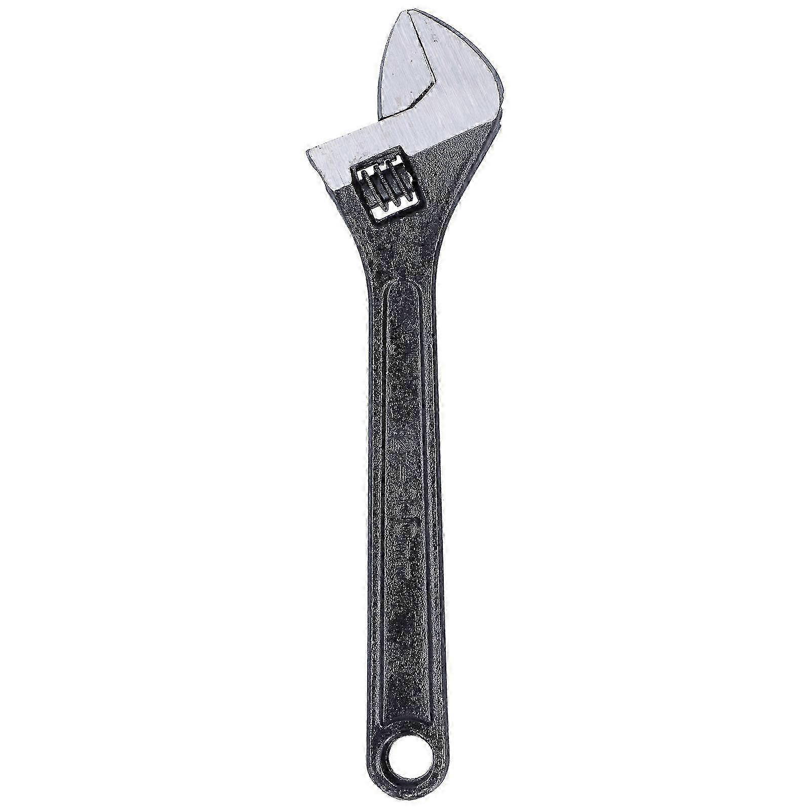 Adjustable Wrench 12in Ergonomic Open End Spanner Hardware Metal Hand Tool with Scale