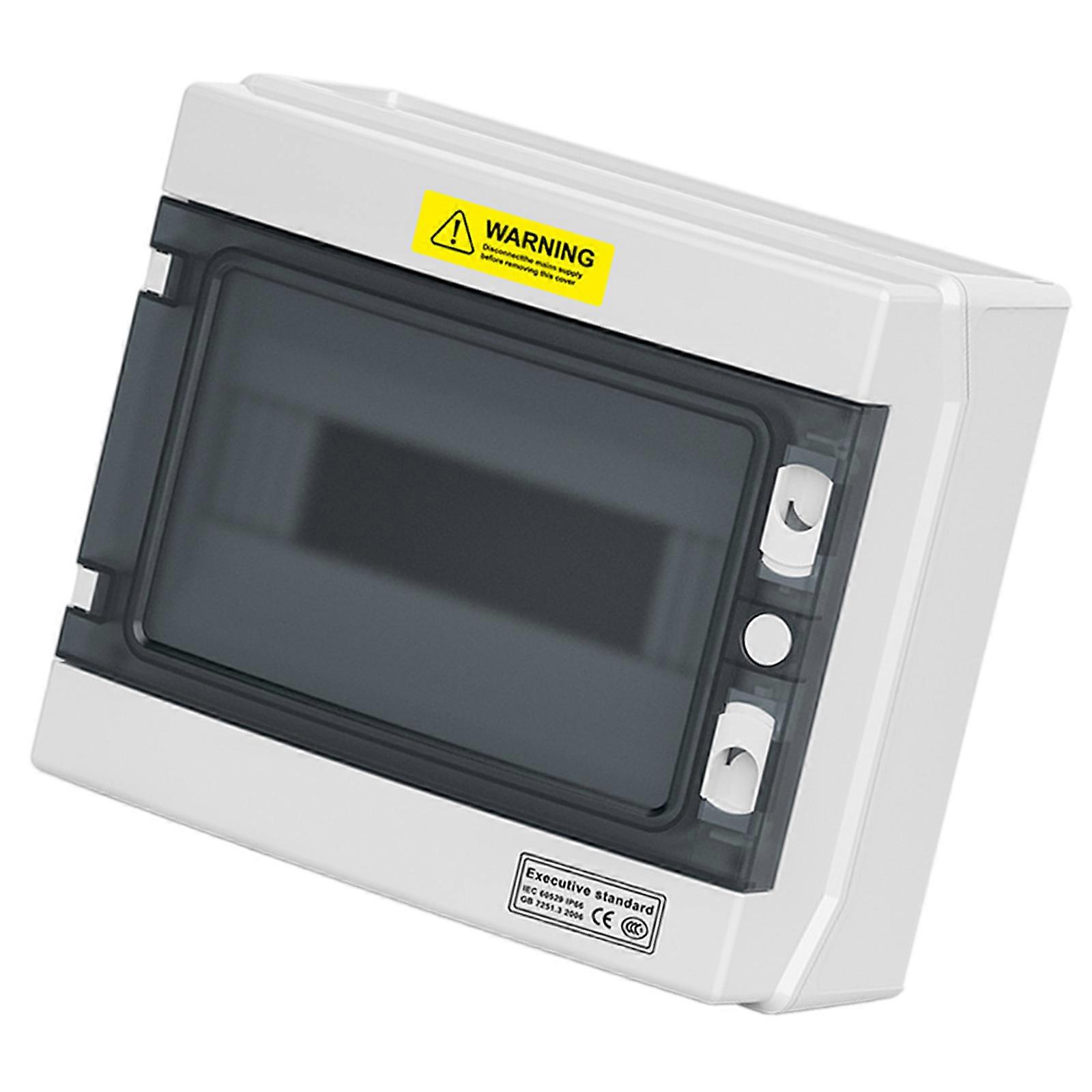 Clear Covers Circuit Breakers Box IP65 Rate Waterproof Designs 5 Way Electrical Enclosures for Safe Power Distribution Multicolor