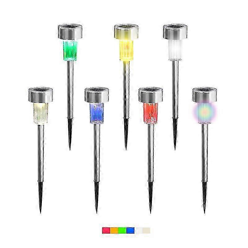 Lyse solcellelamper for landskap og blomsterbed