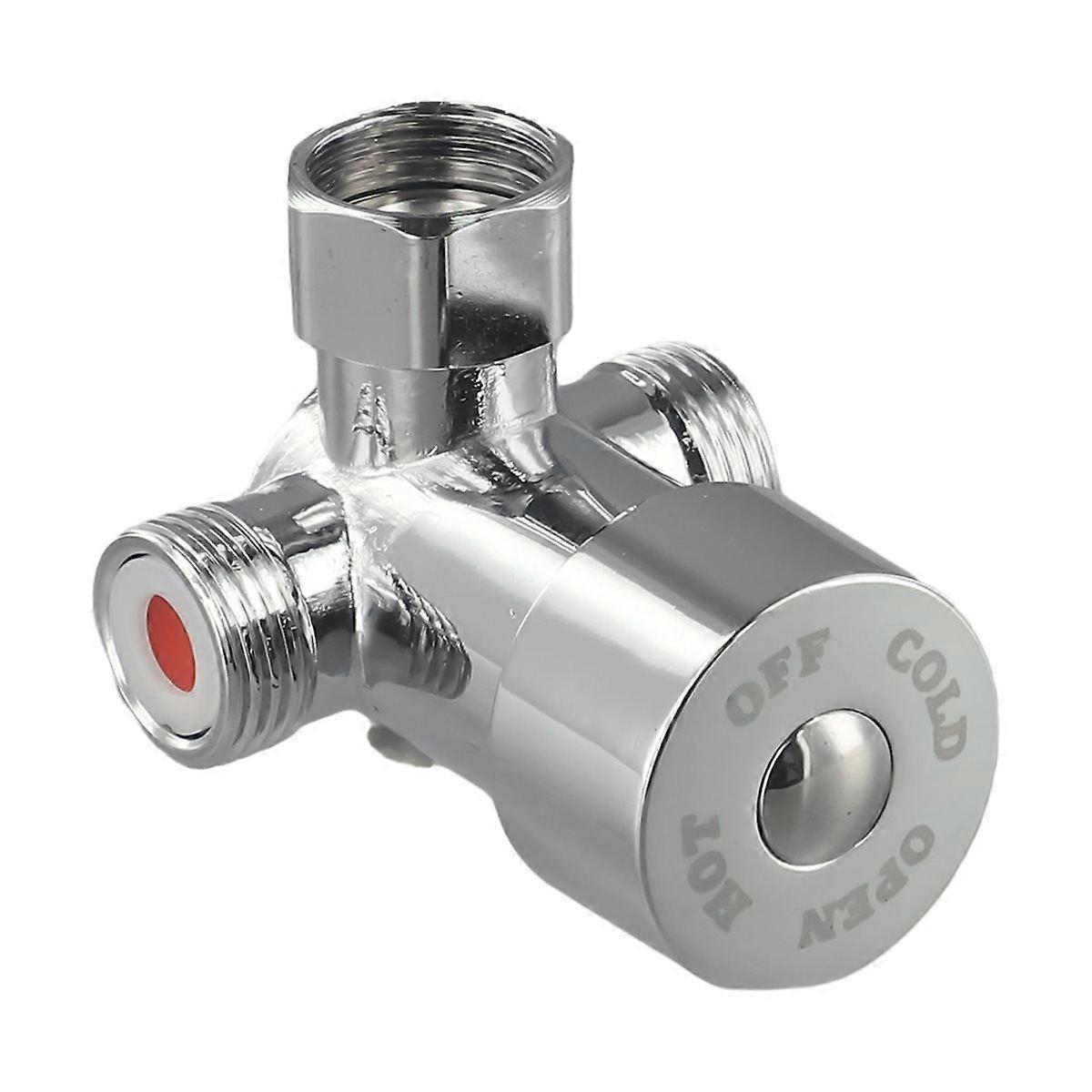 Thermostatic Mixer Valve for Shower Hot Cold Water Control Three-Way Adjustable Temperature Water H