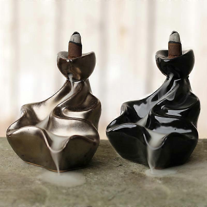 Backflow Incense Burner - Waterfall 1 Pack