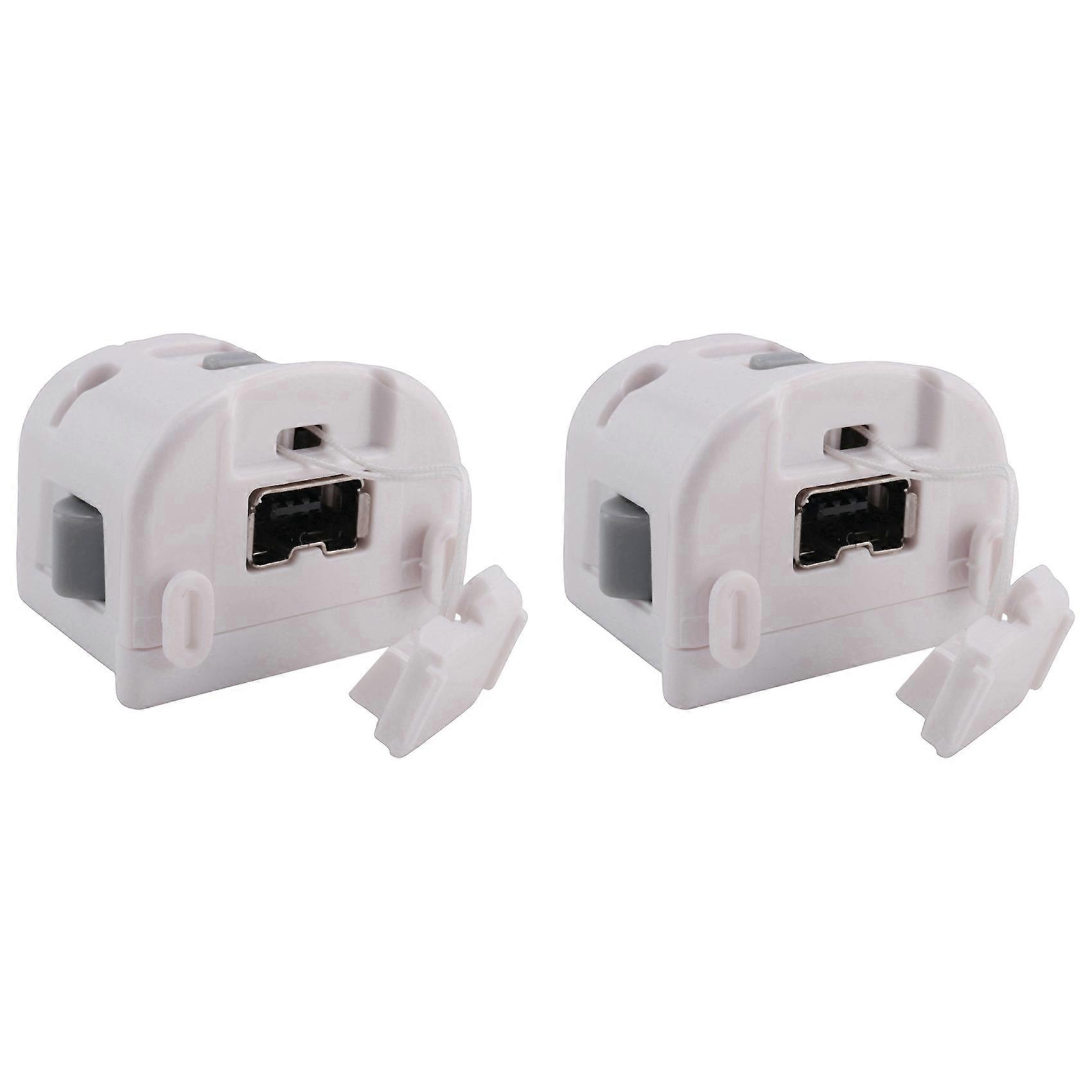 2X for Wii Wireless Remote Control Motion Plus Sensor High Sensor Enhance Game Precision Controller Gamepad Adapter