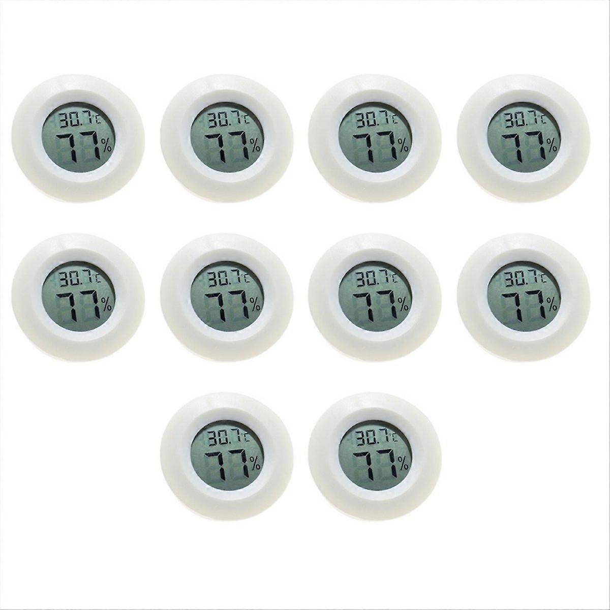 Mini LCD Digital Thermometer Hygrometer Round Temperature
