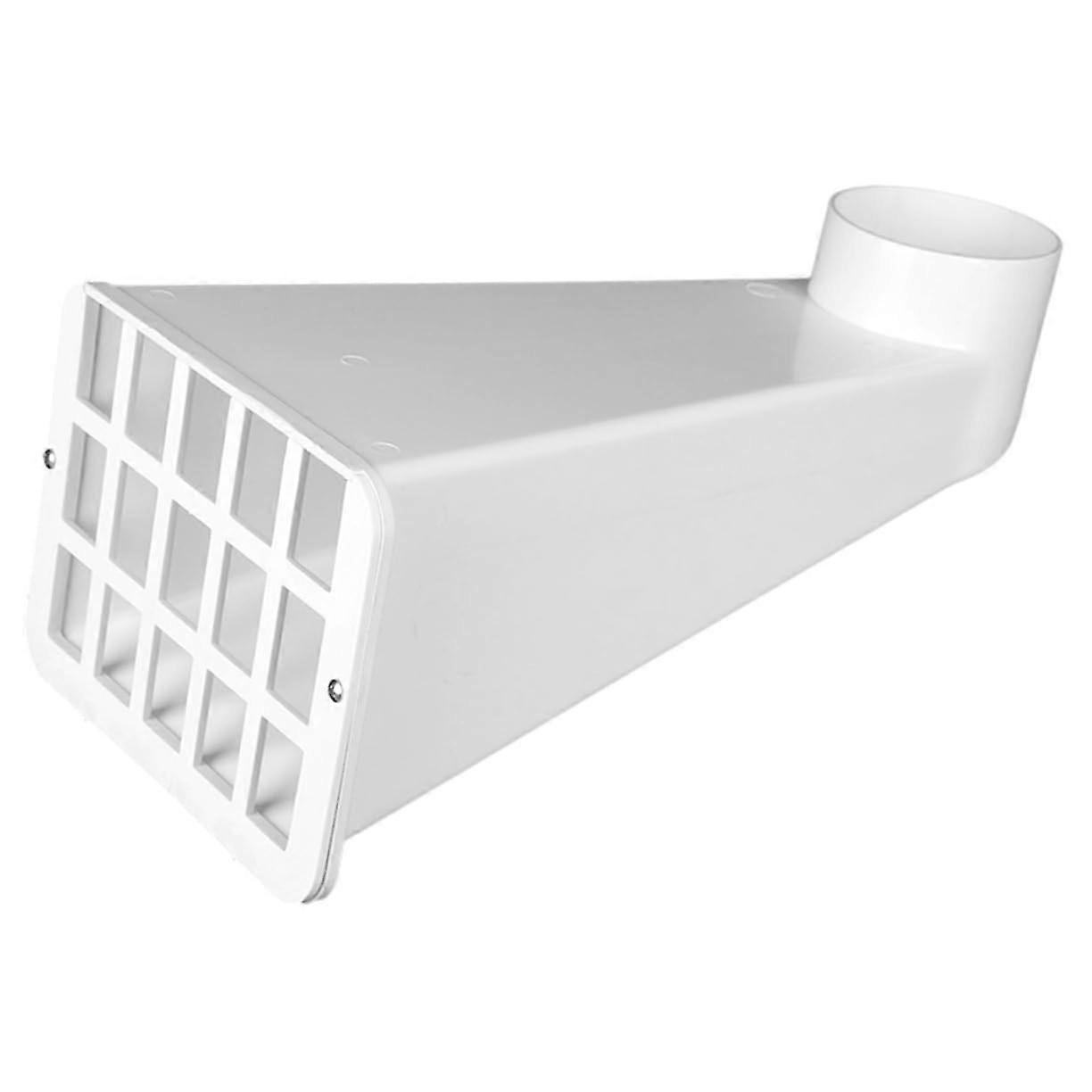 Wall Mounted Rainwater Diverter PVC Collection System with Easy Installation and WeatherResistant Design