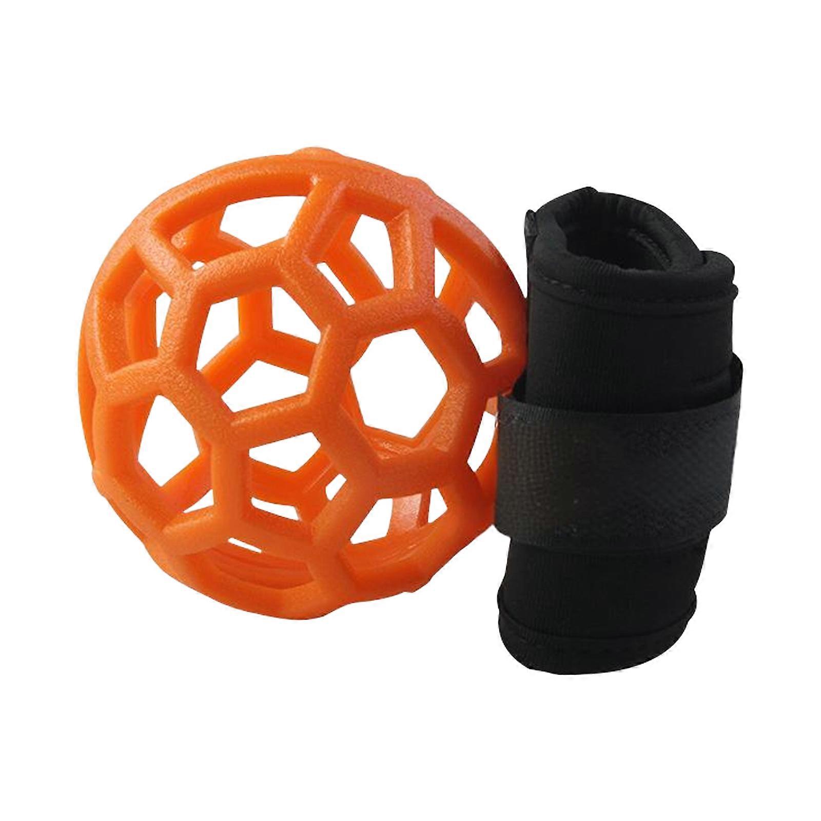 Flying Elbow Corrector Golf Trainings Aid Adjustable Hook And Loop Attachments Portable Boosts Swing Performances  Orange