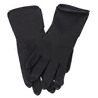 Hair Dye Glove Non Slip Latex Gloves for Protection 10Pairs Black Color