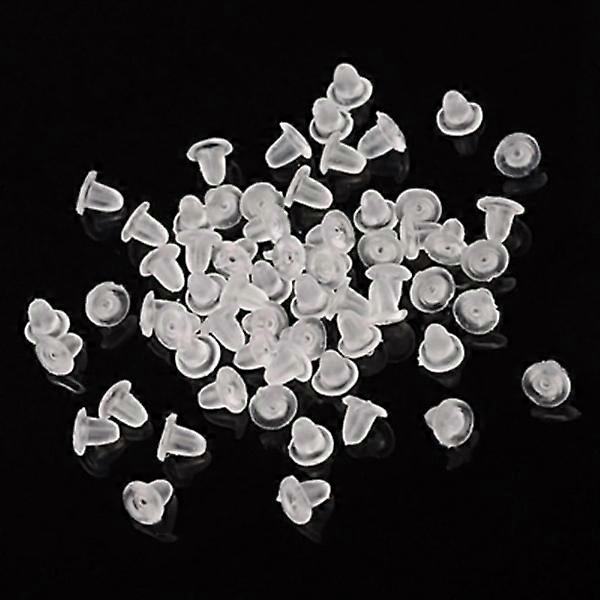 Backs for ear studs and ear hooks, 20pcs/100pcs transparent 100